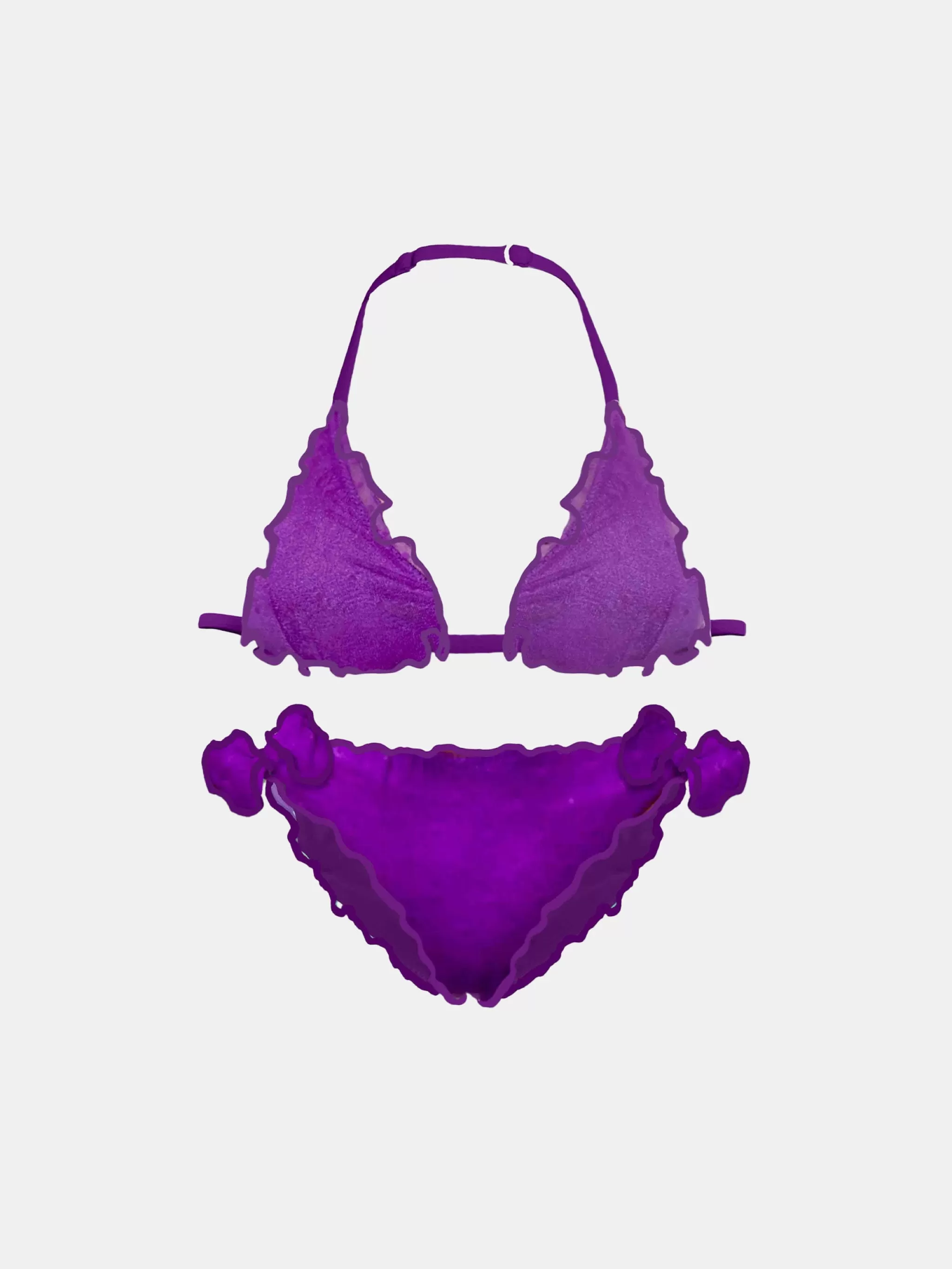 MC2 Saint Barth Girl purple triangle bikini Clearance