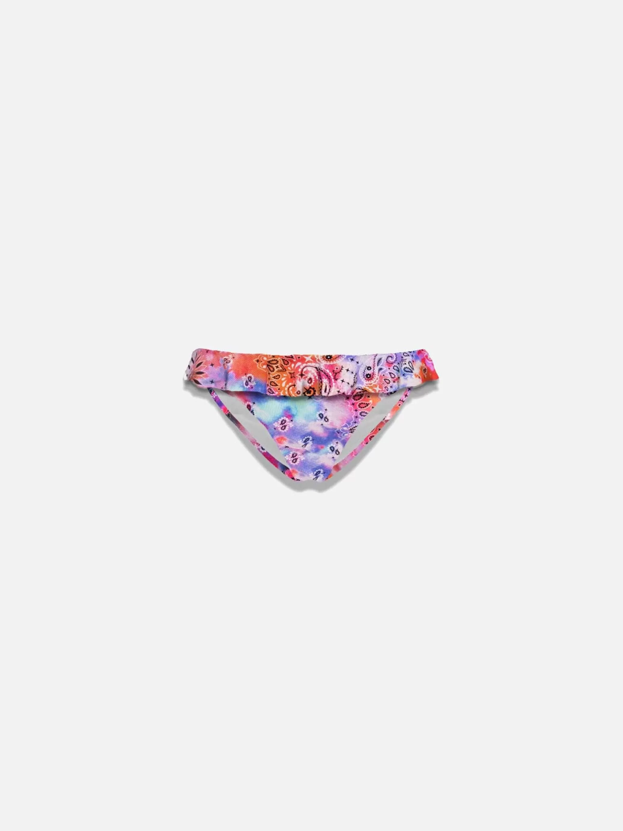 MC2 Saint Barth Girl ruffled swim briwfs with bandanna print Online