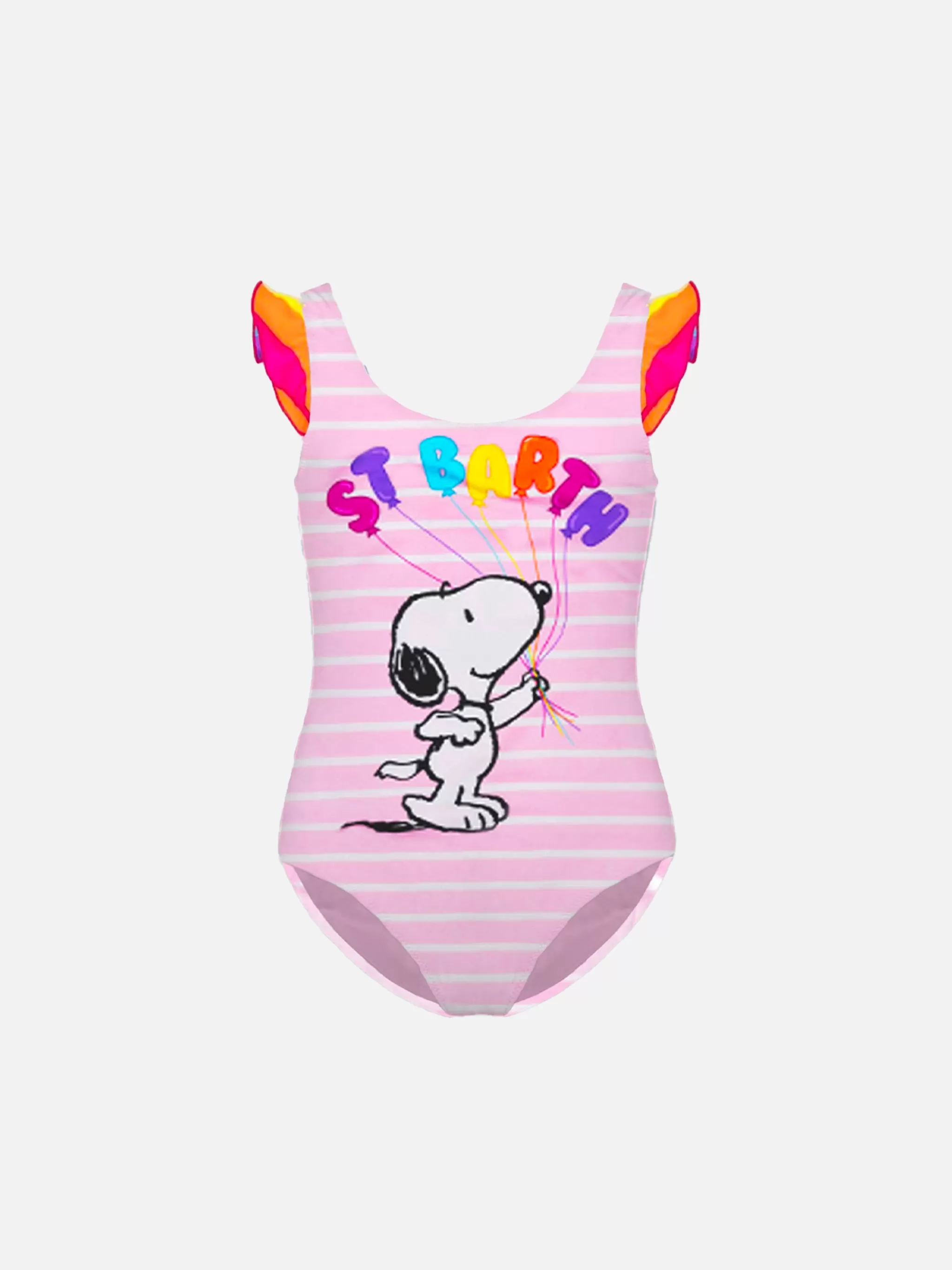 MC2 Saint Barth Girl ruffled swimsuit Snoopy print | Peanuts® Special Edition Store