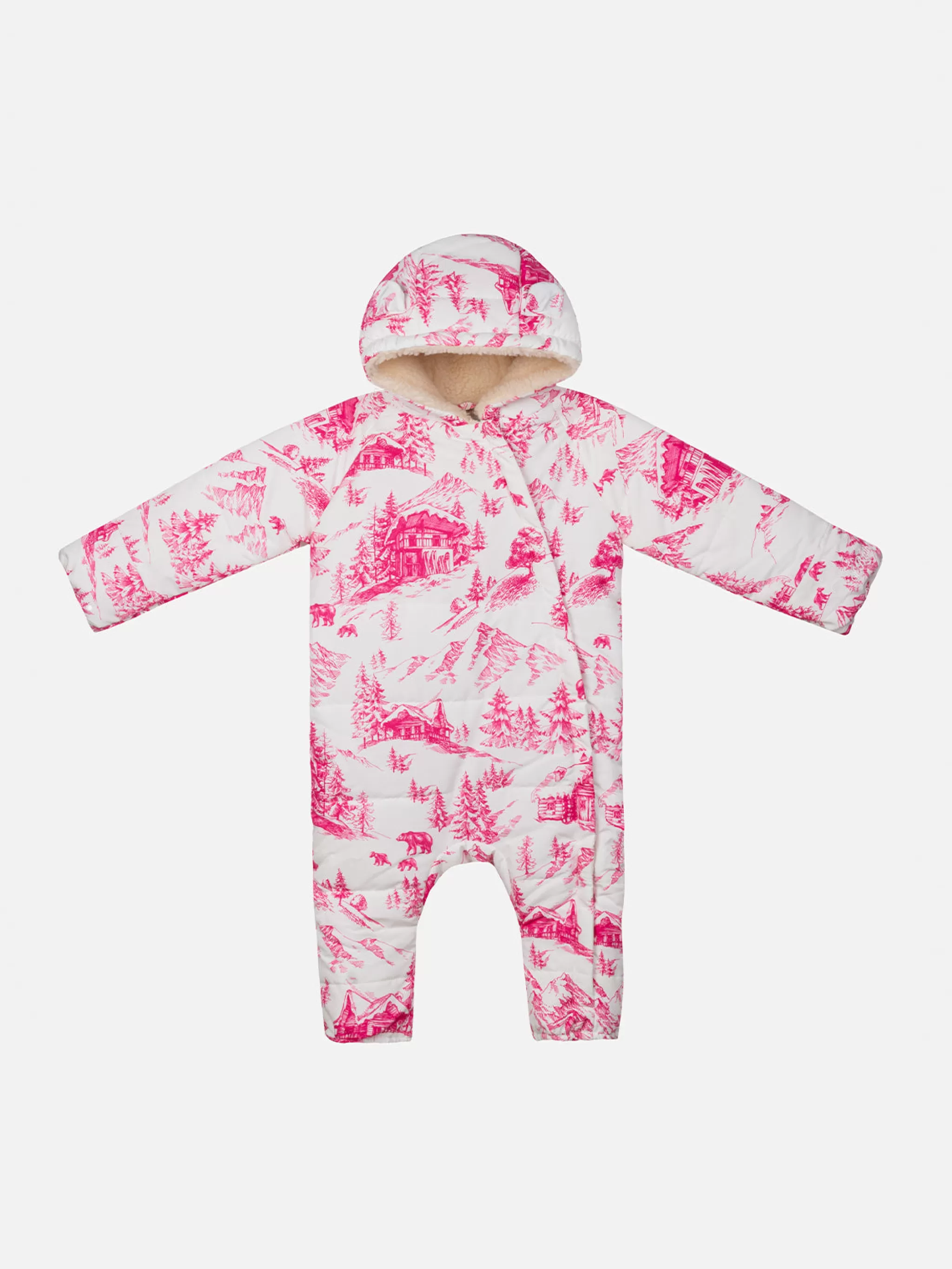 MC2 Saint Barth Girl ski suit Glace with toile de jout print Shop