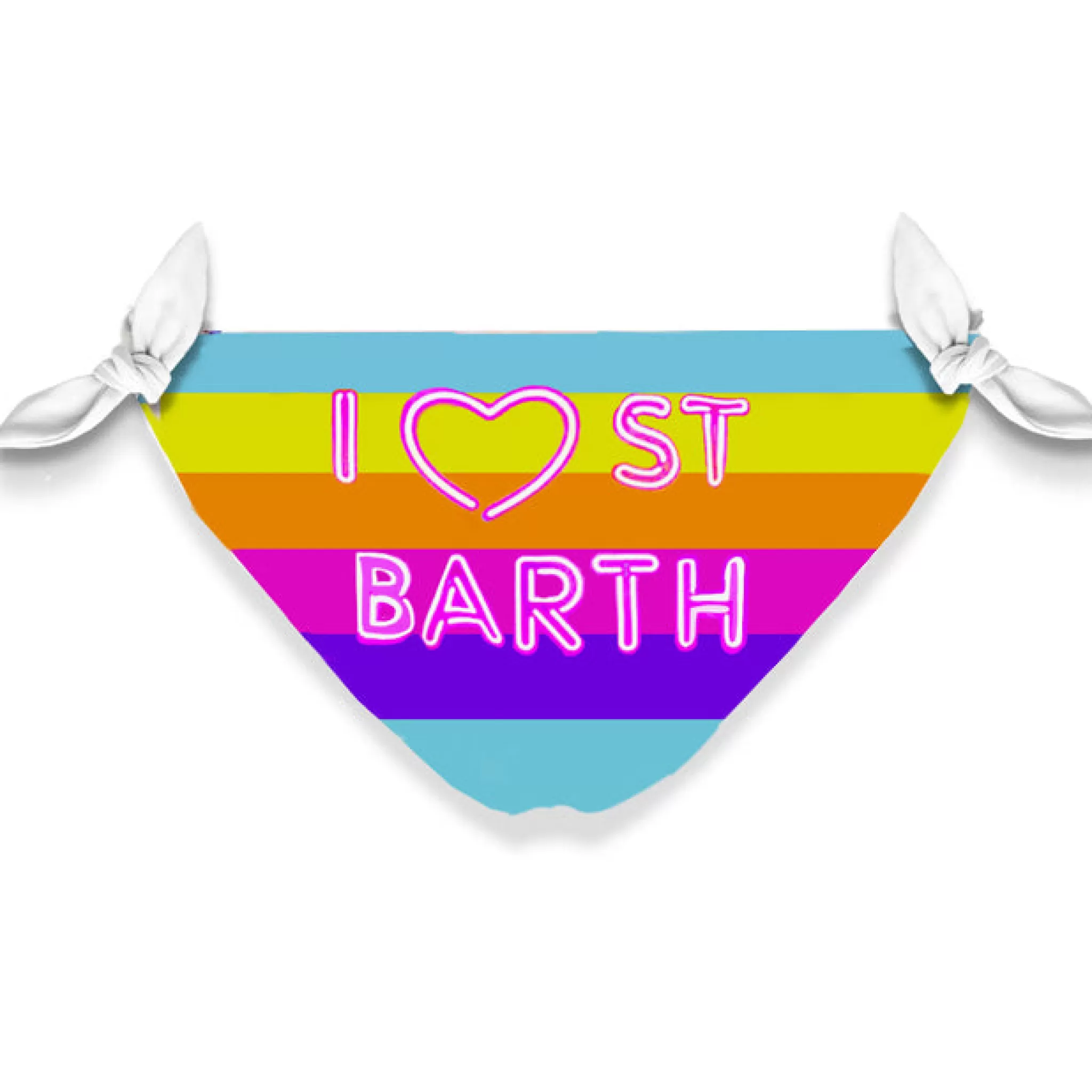 MC2 Saint Barth Girl swim briefs rainbow print Outlet