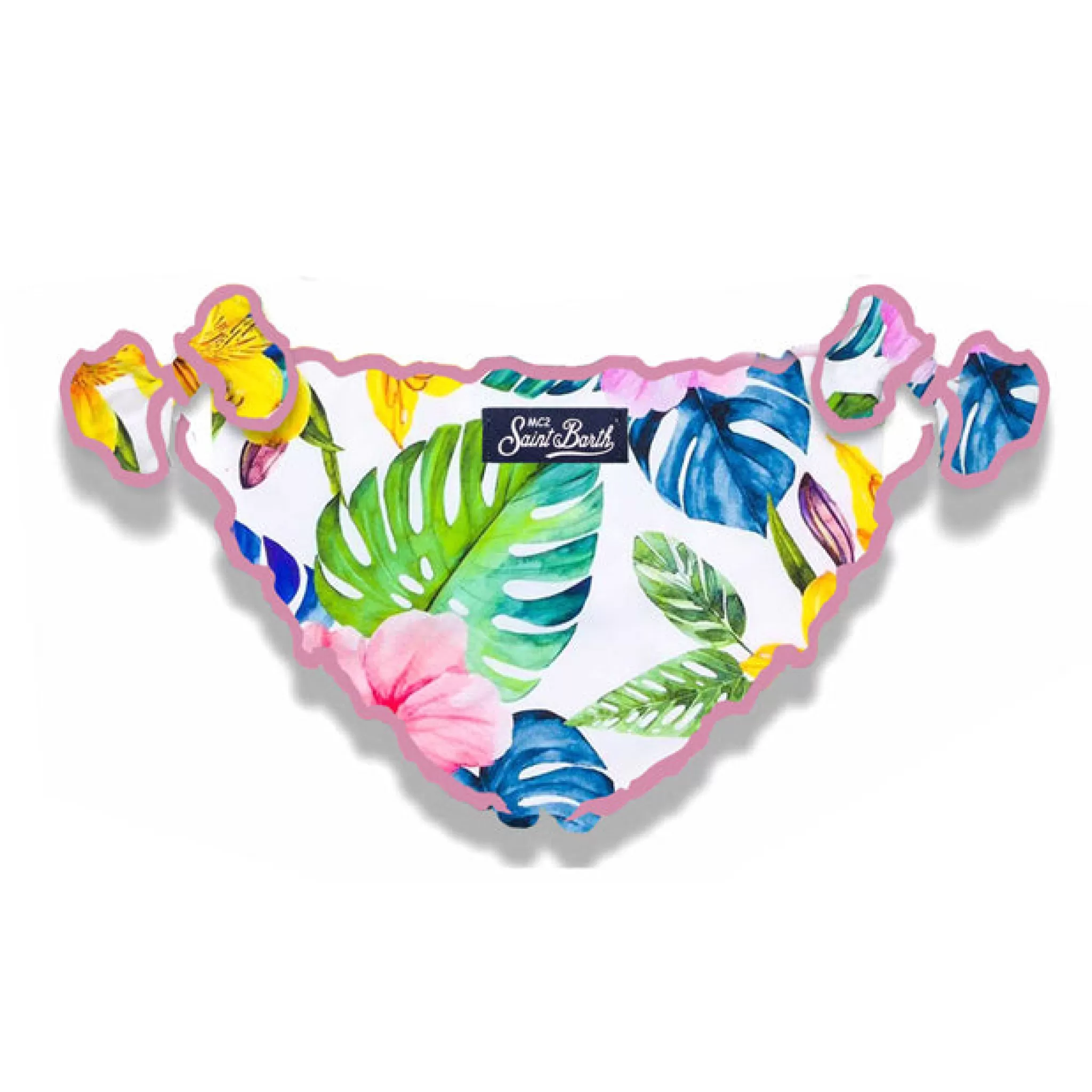 MC2 Saint Barth Girl swim briefs tropical print Online