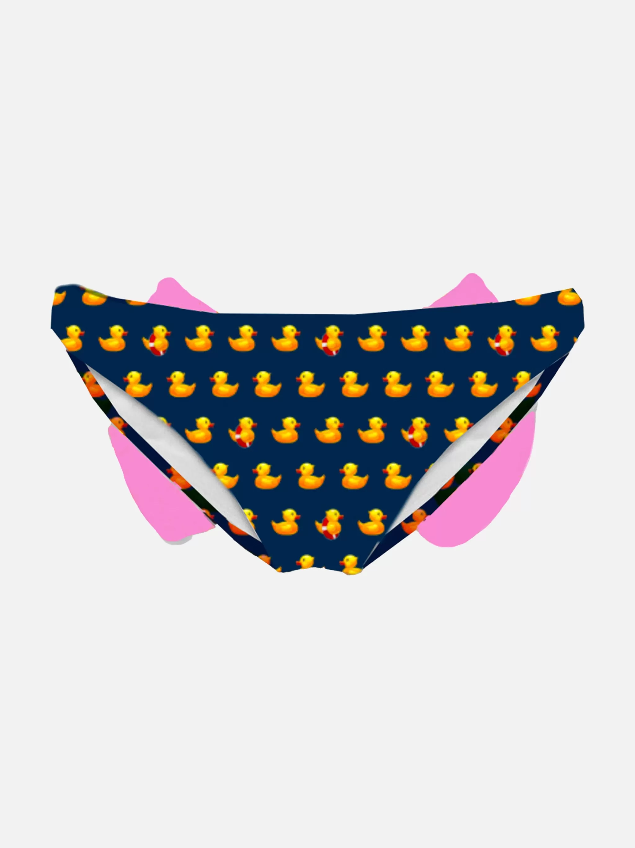 MC2 Saint Barth Girl swim briefs with ducky print Cheap