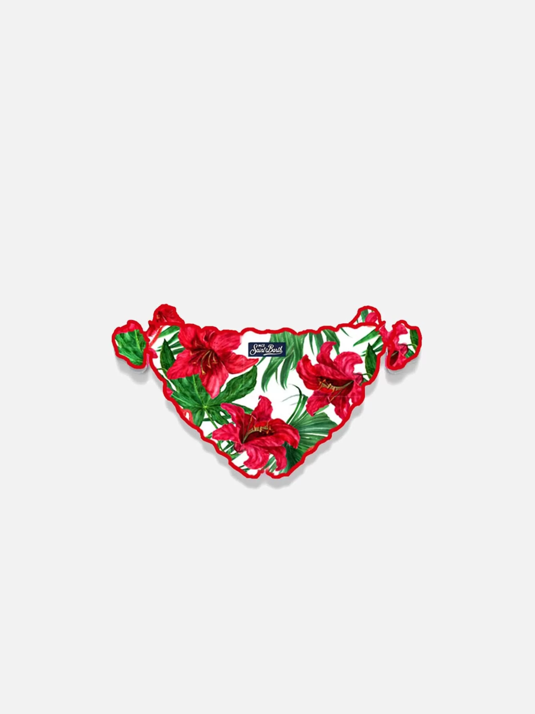 MC2 Saint Barth Girl swim briefs with flower print Outlet