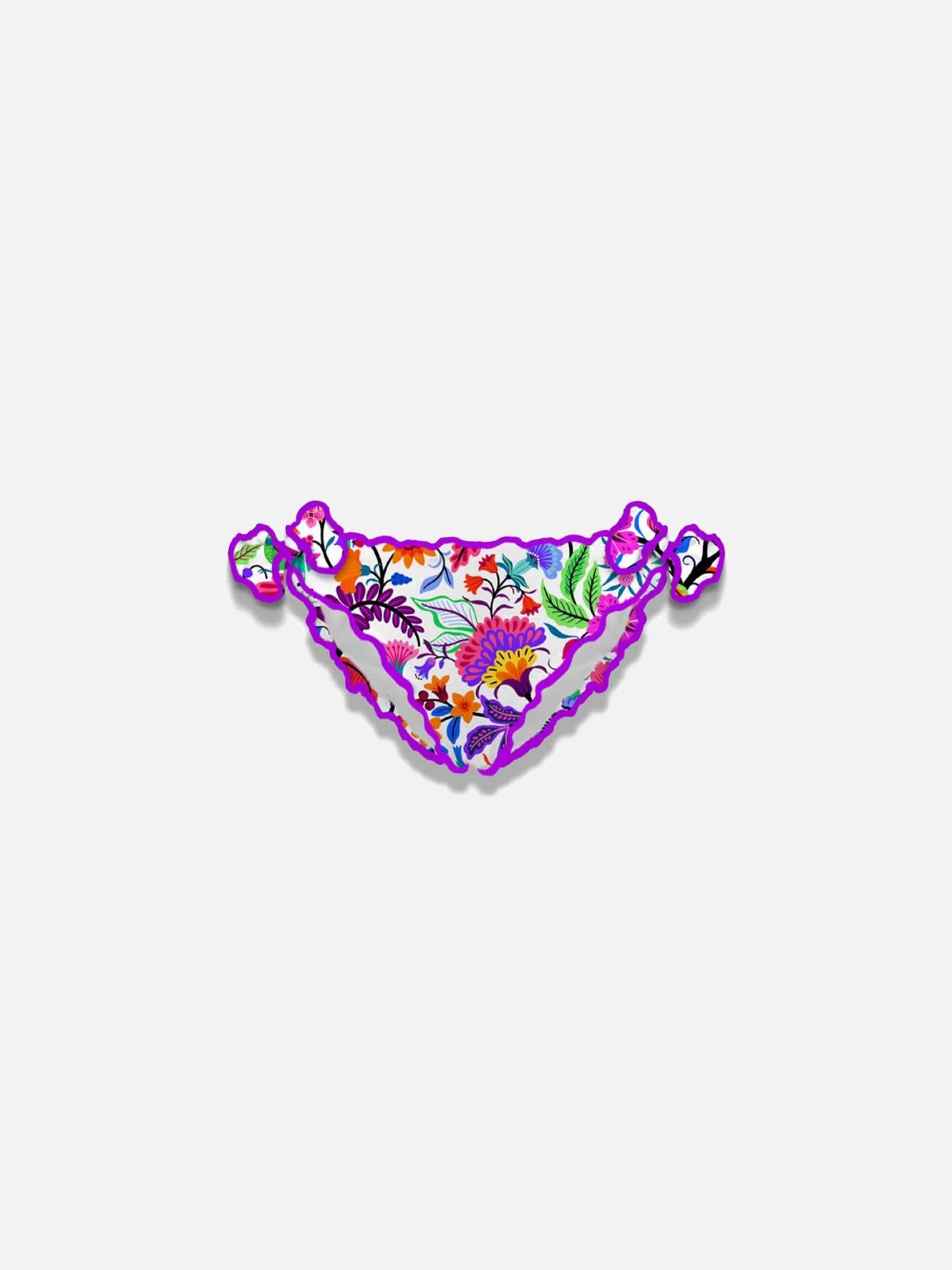 MC2 Saint Barth Girl swim briefs with flowers print Discount