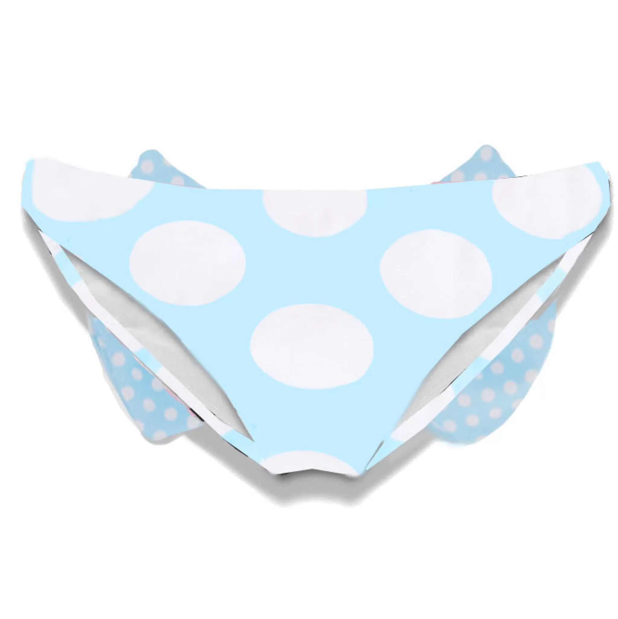 MC2 Saint Barth Girl swim briefs with light blue bow New