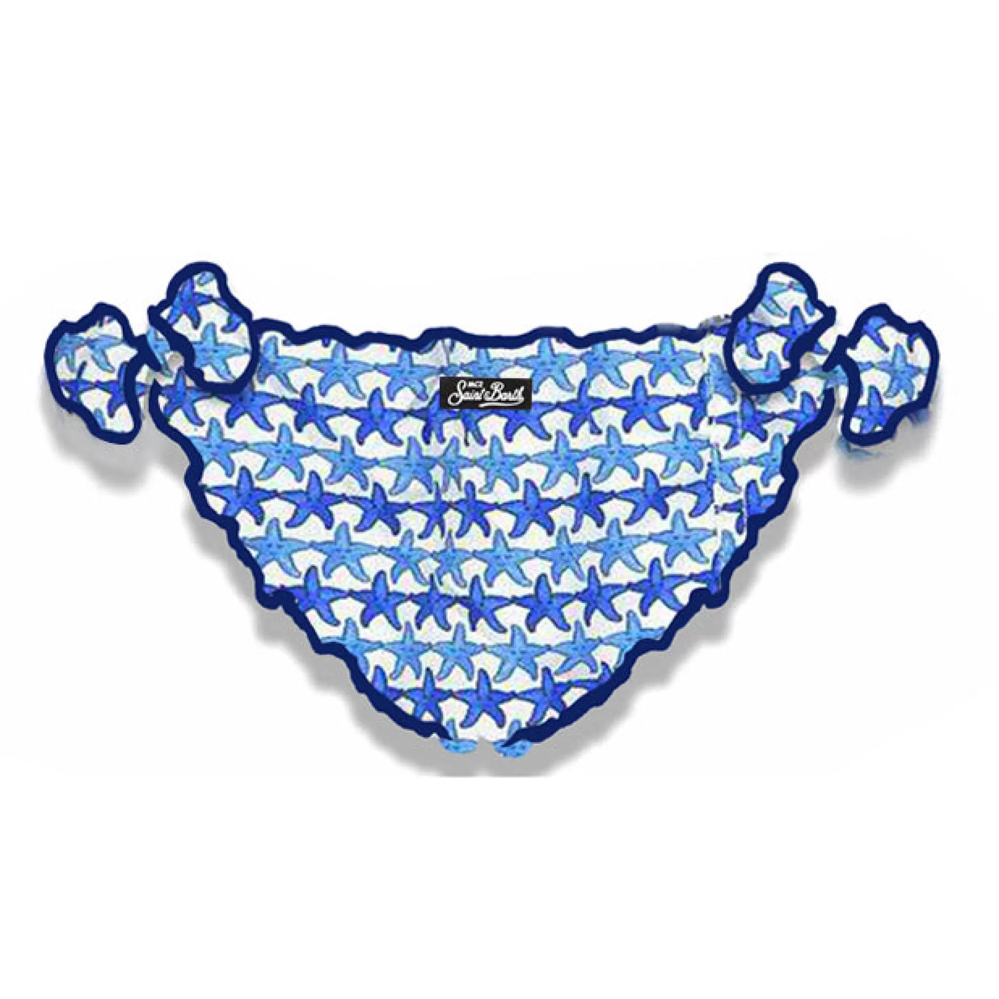 MC2 Saint Barth Girl swim briefs with starfish print Discount