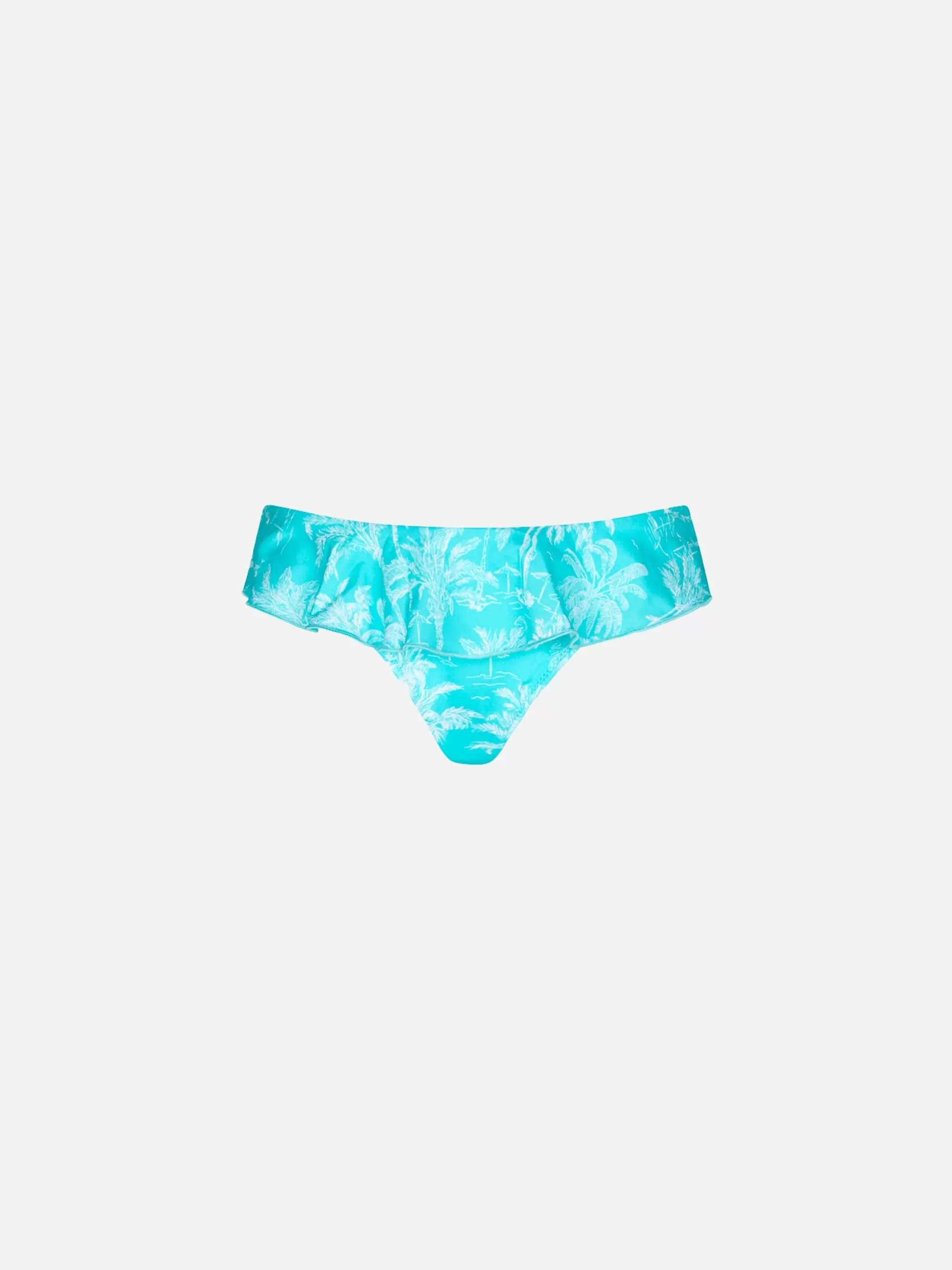 MC2 Saint Barth Girl swim briefs with toile de jouy print Sale