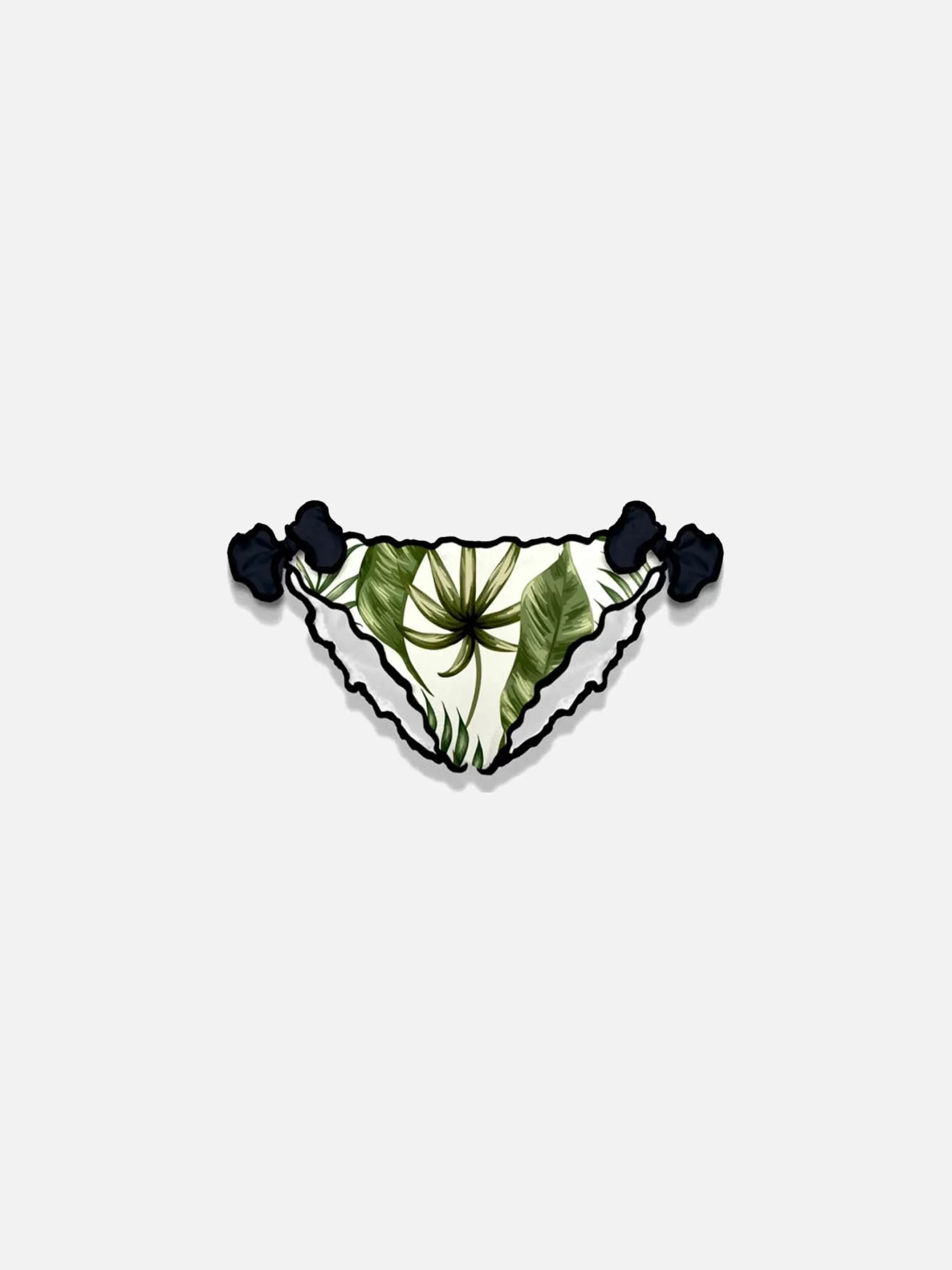 MC2 Saint Barth Girl swim briefs with tropical print Clearance