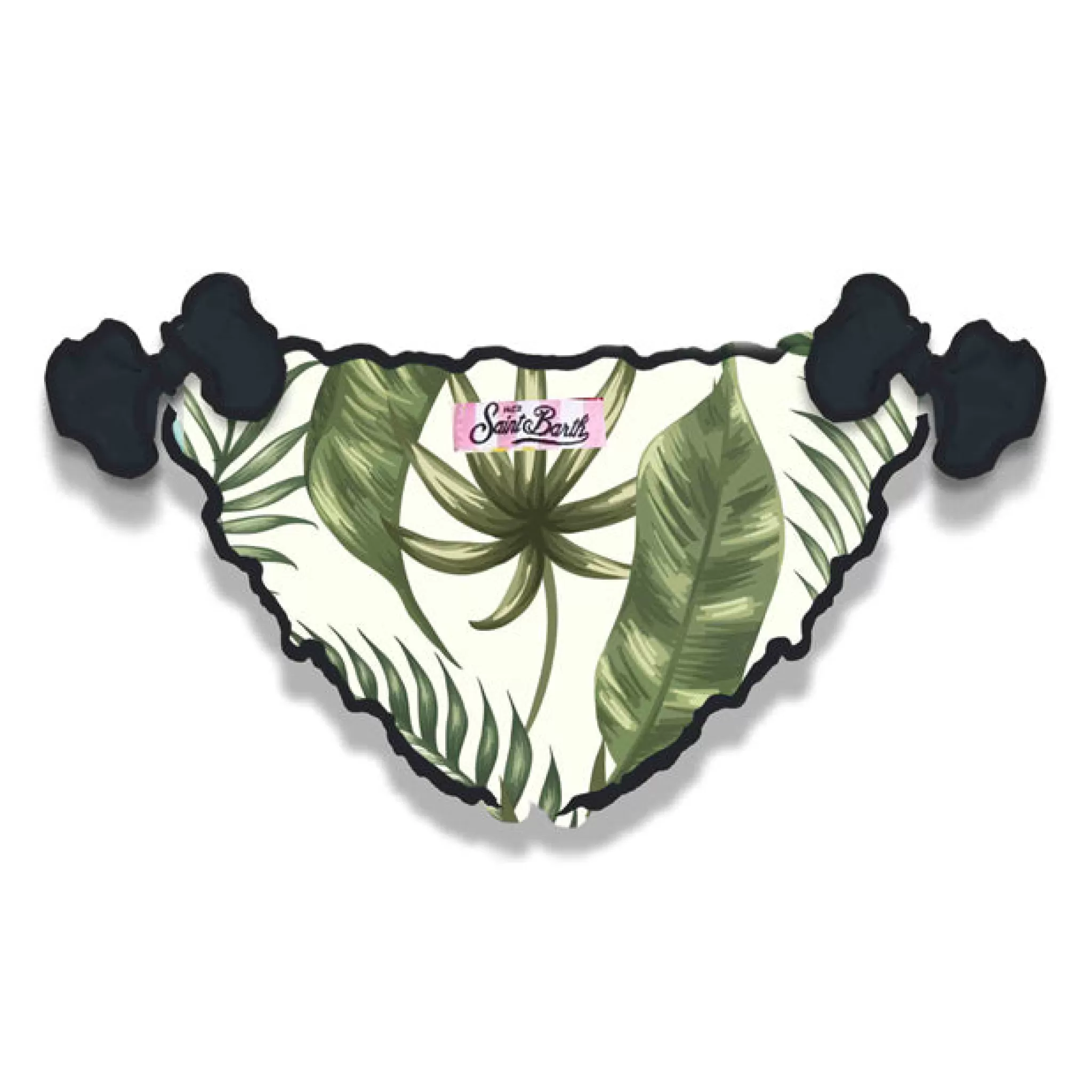 MC2 Saint Barth Girl swim briefs with tropical print Clearance