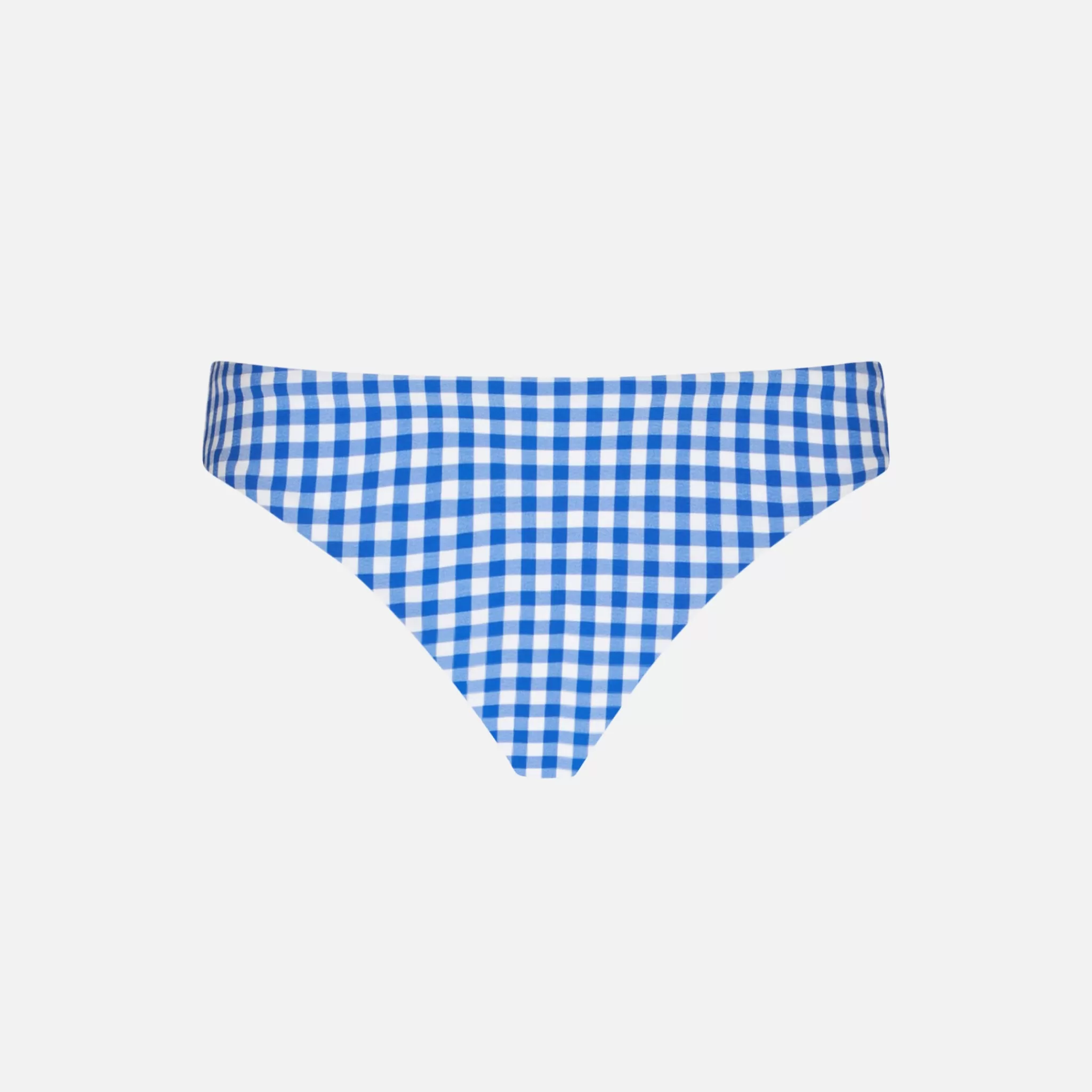 MC2 Saint Barth Girl swim briefs with white and bluette vichy print Best