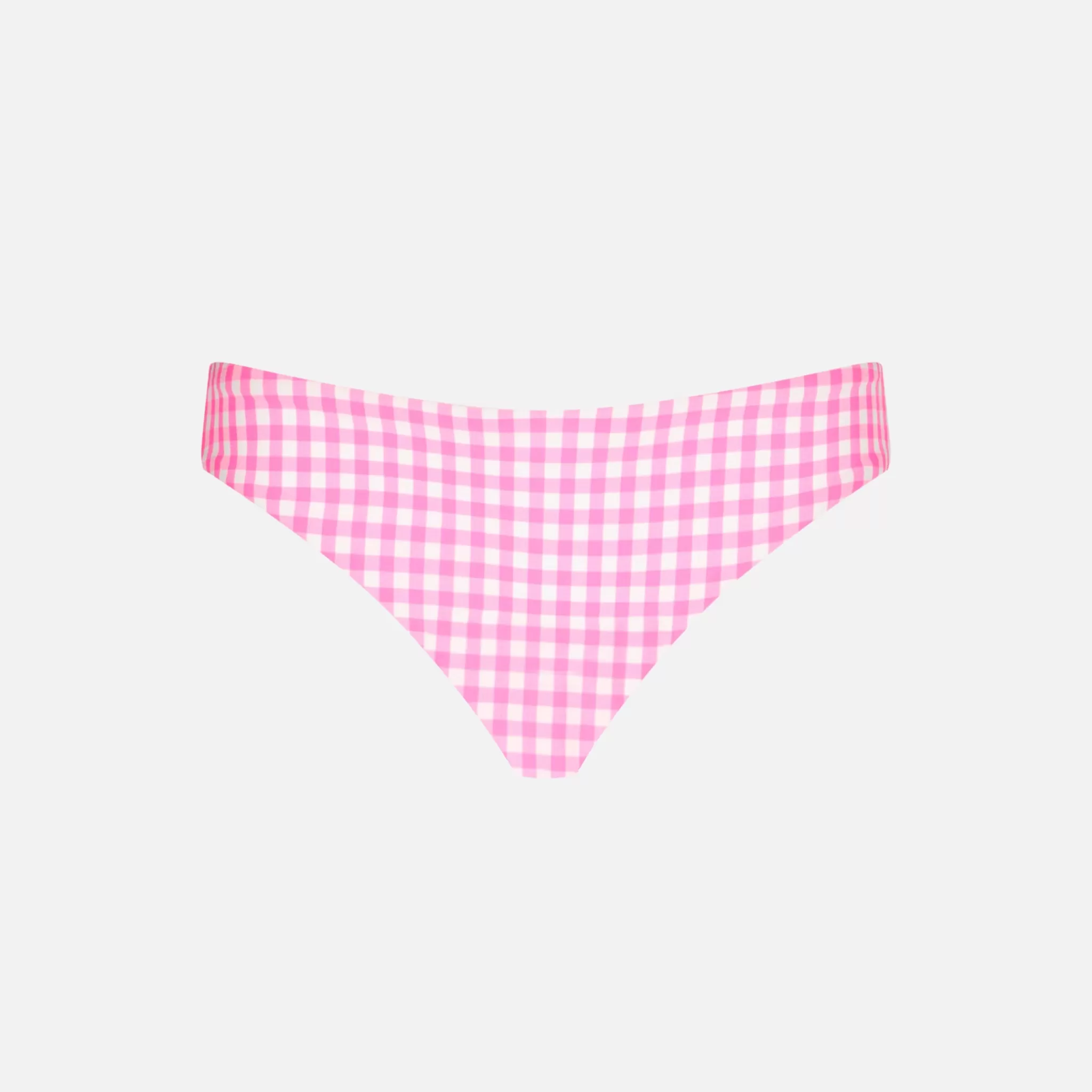 MC2 Saint Barth Girl swim briefs with white and pink vichy print Fashion