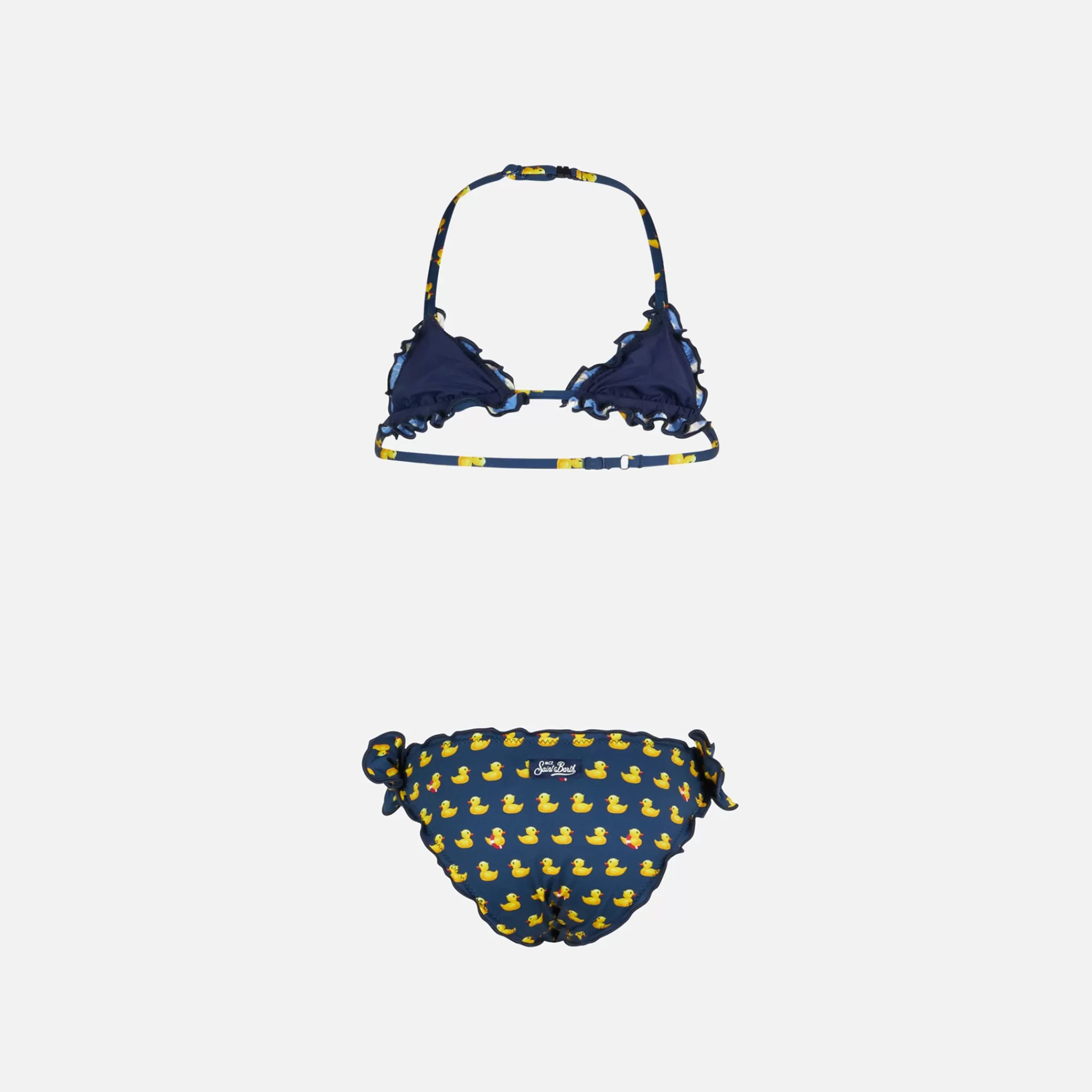 MC2 Saint Barth Girl triangle bikini with ducky print Sale