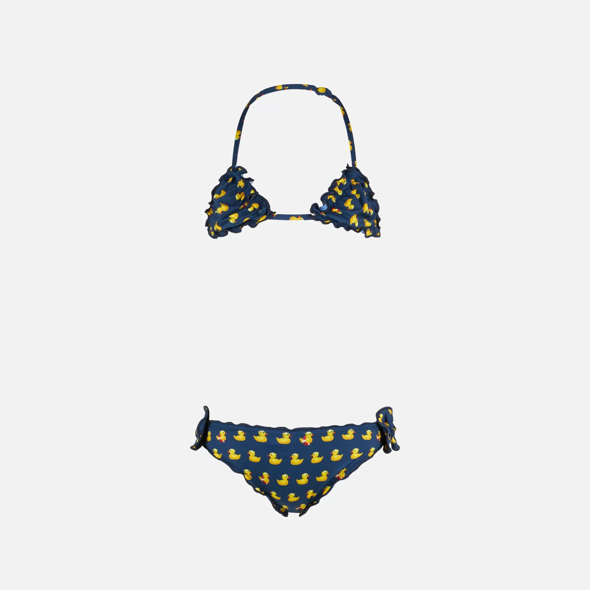 MC2 Saint Barth Girl triangle bikini with print Discount