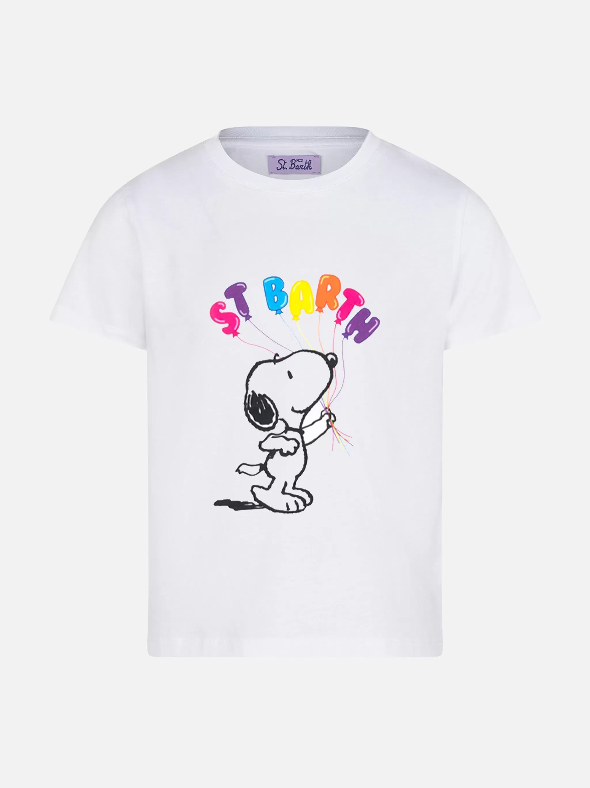 MC2 Saint Barth Girl t-shirt Snoopy print | Peanuts© Special Edition Discount