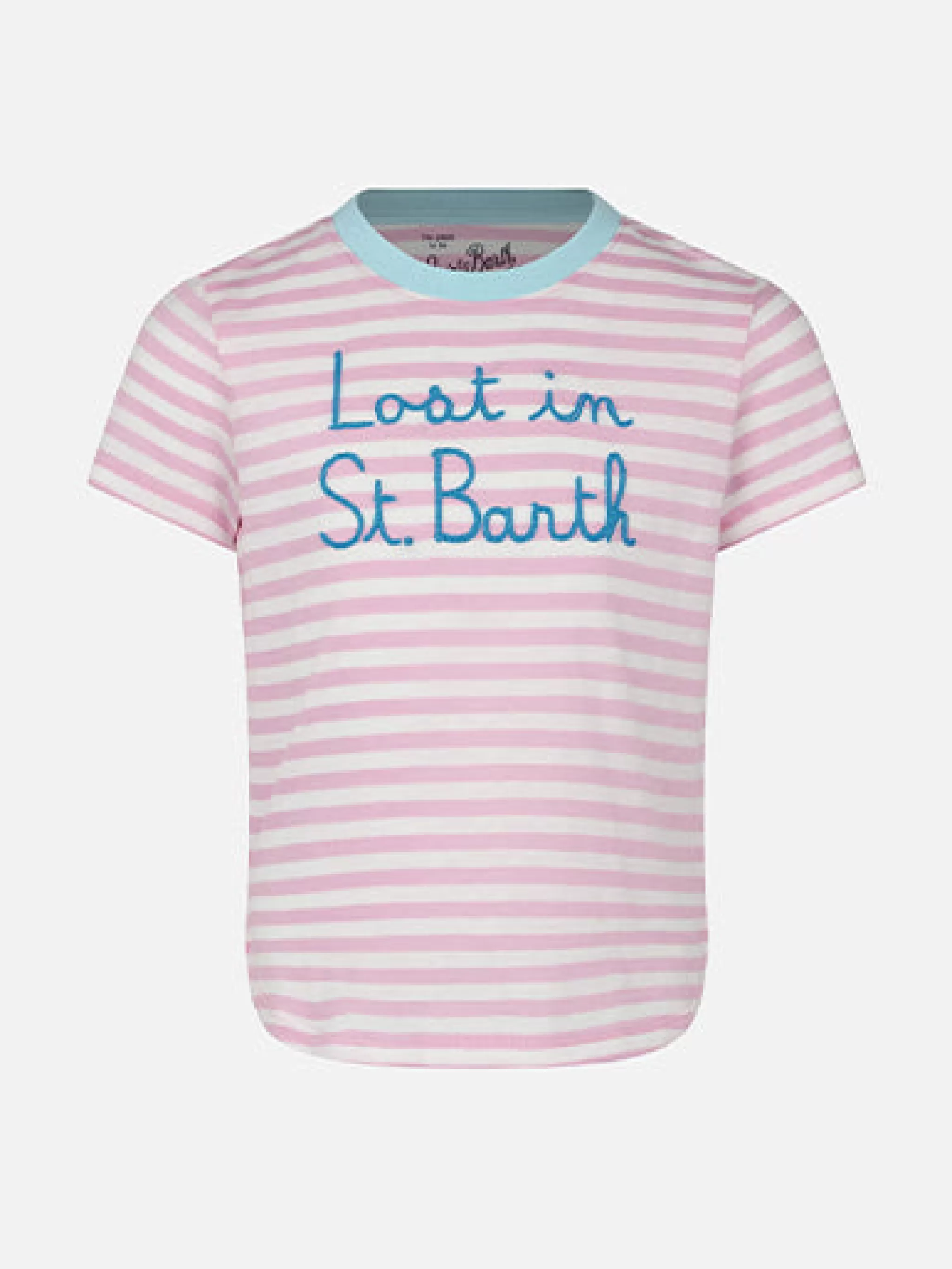 MC2 Saint Barth Girl t-shirt with embroidery Shop