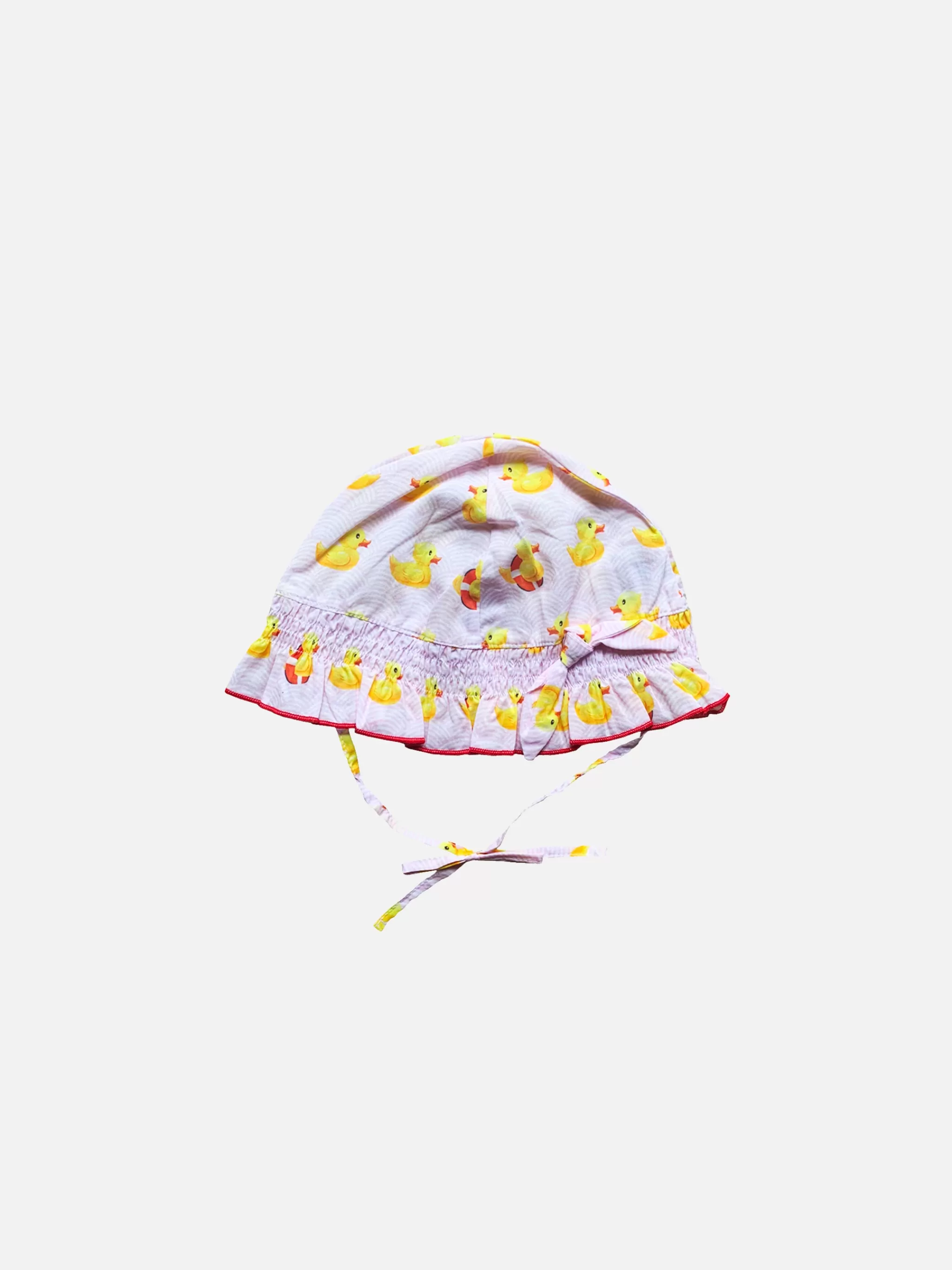 MC2 Saint Barth Girls Enfant Bonnet pink ducky print Hot