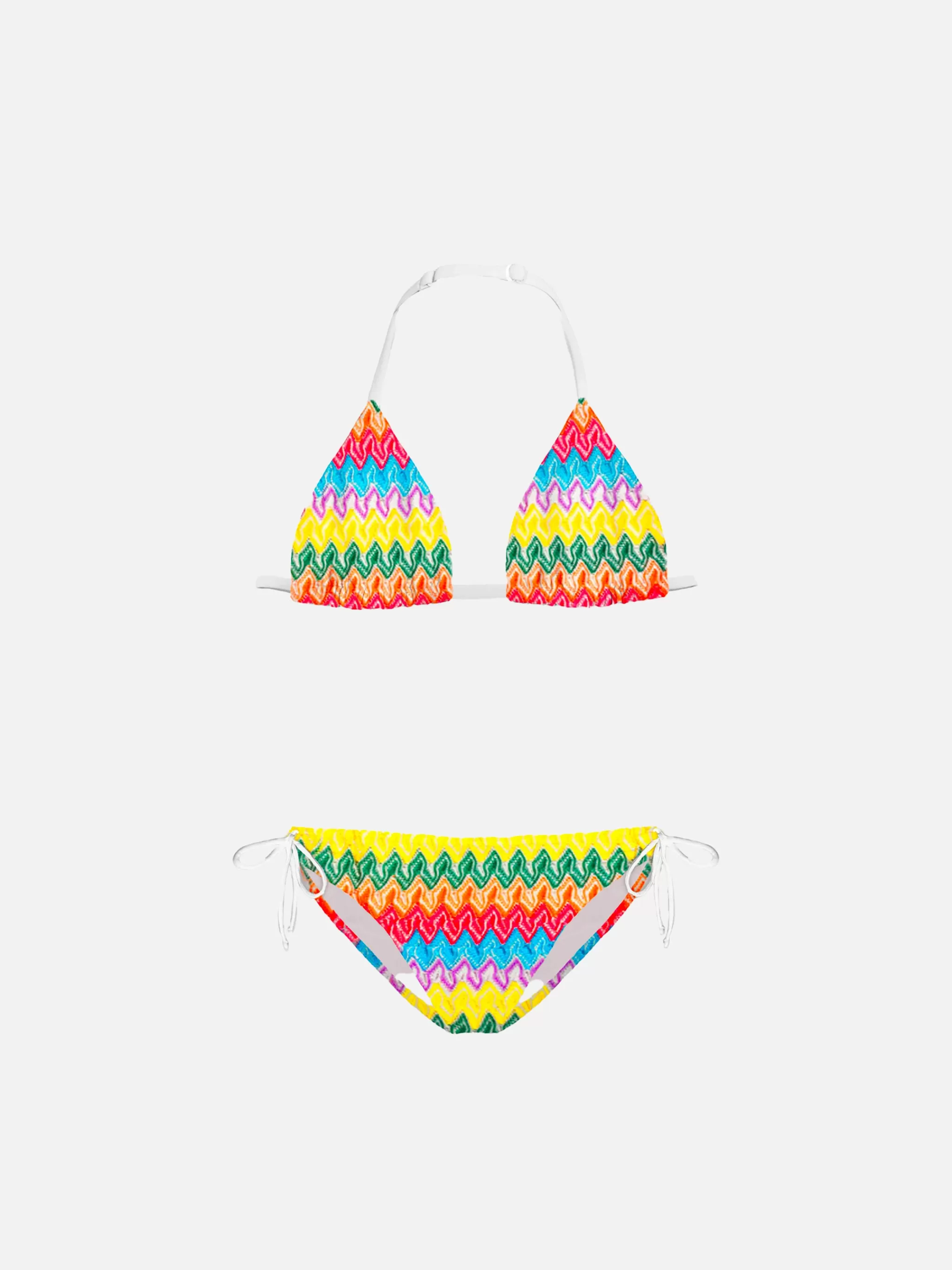 MC2 Saint Barth Girls Knit Bikini Chevron Store