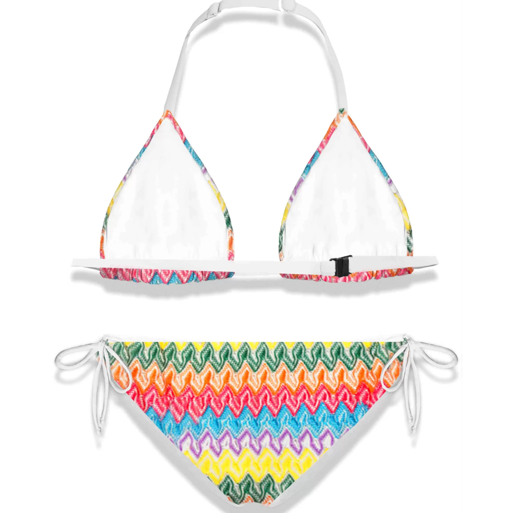 MC2 Saint Barth Girls Knit Bikini Chevron Store