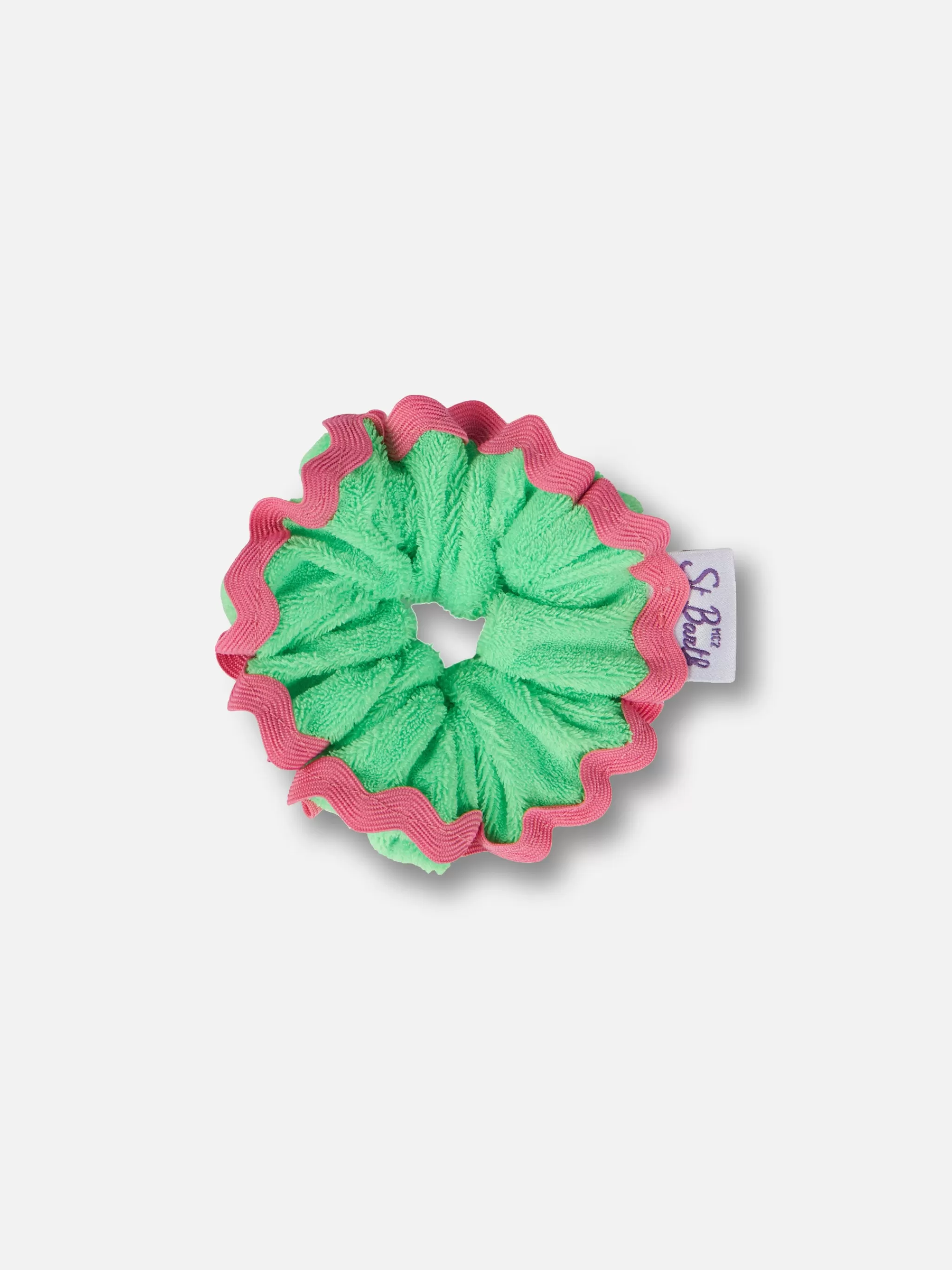 MC2 Saint Barth Hair fluo green terry scrunchie Flash Sale