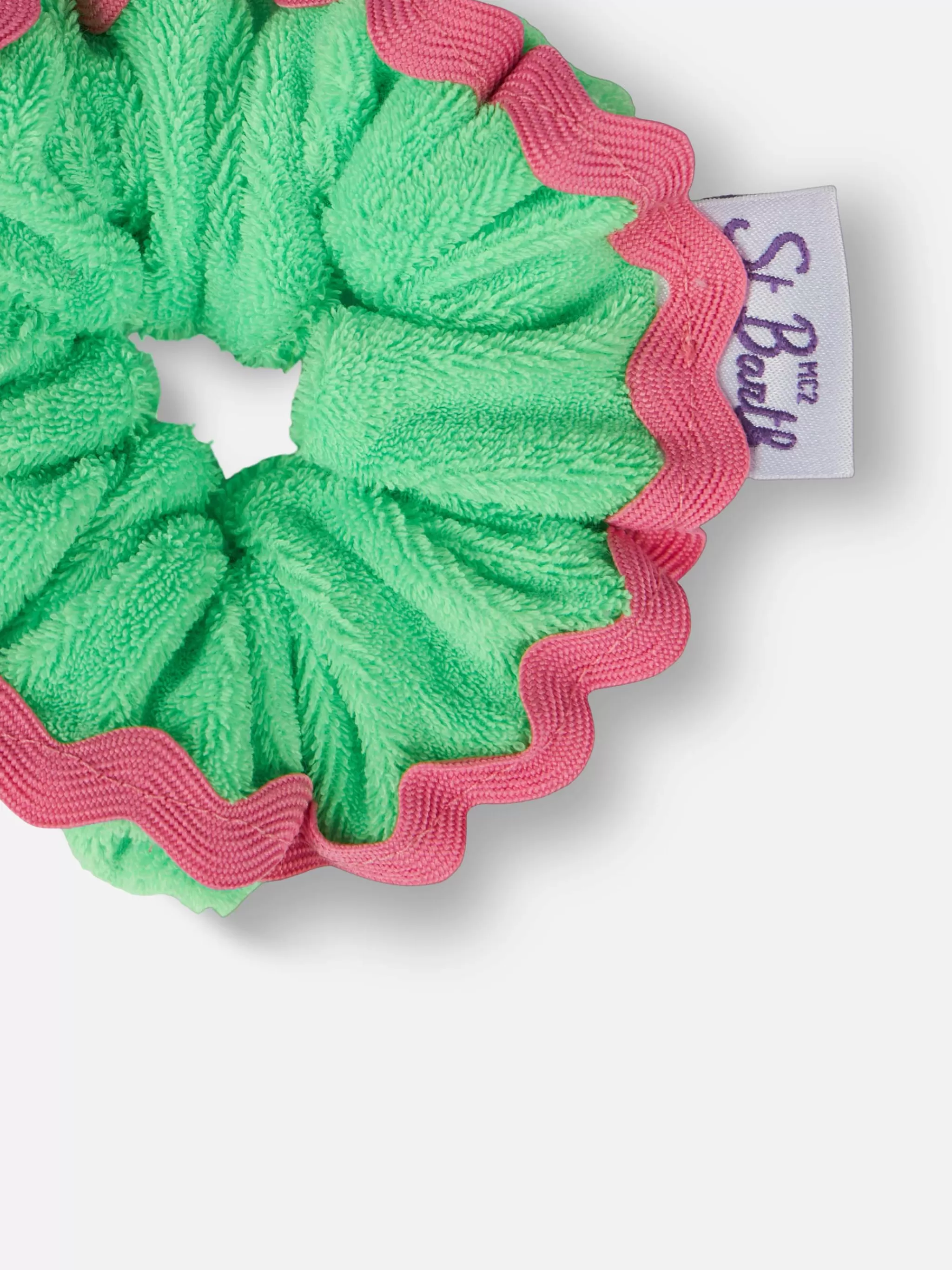 MC2 Saint Barth Hair fluo green terry scrunchie Flash Sale