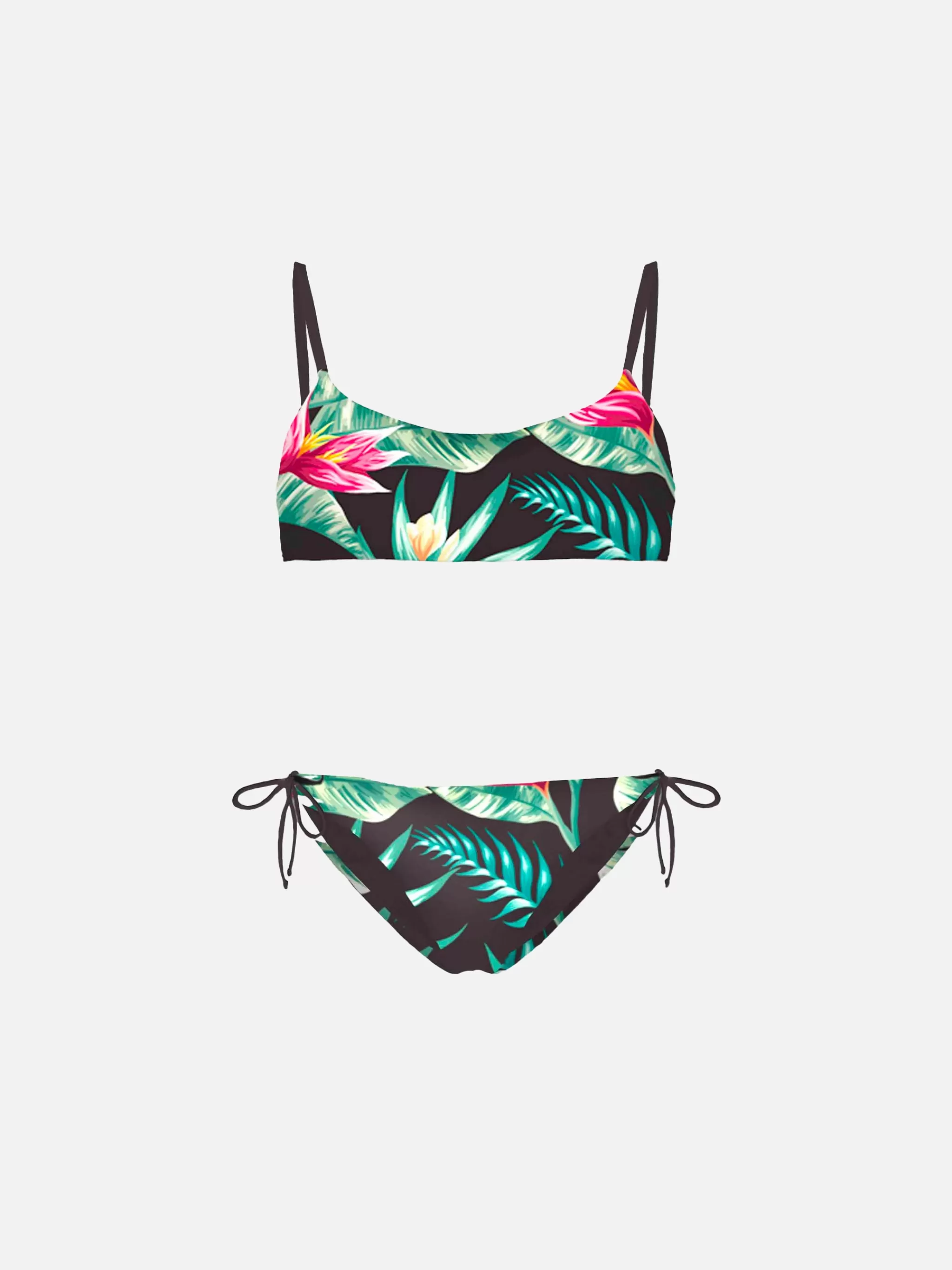 MC2 Saint Barth Heliconia print girl bralette bikini Hot