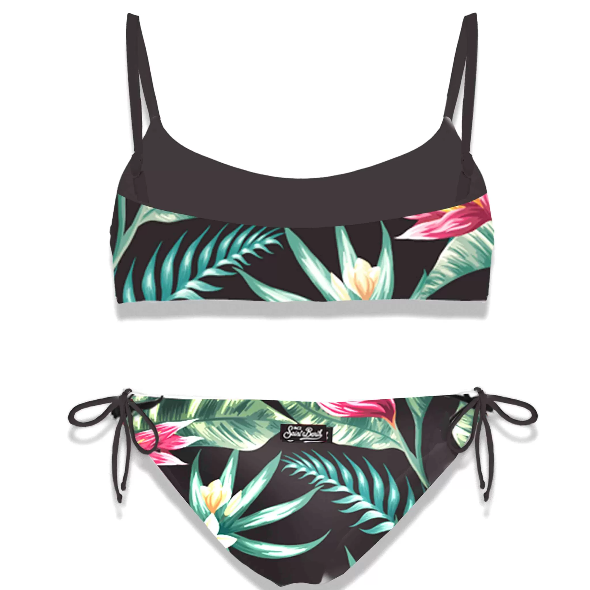 MC2 Saint Barth Heliconia print girl bralette bikini Hot