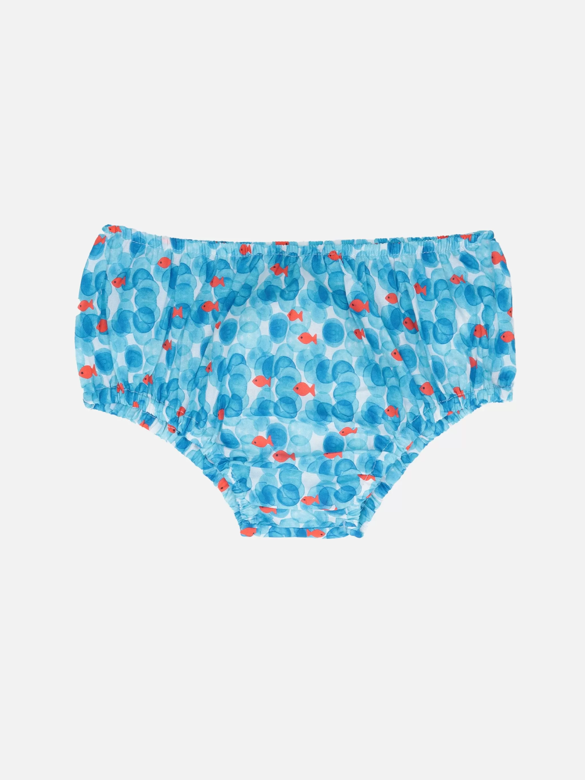 MC2 Saint Barth Infant bloomers Pimmy with bubbles and fishes print Clearance