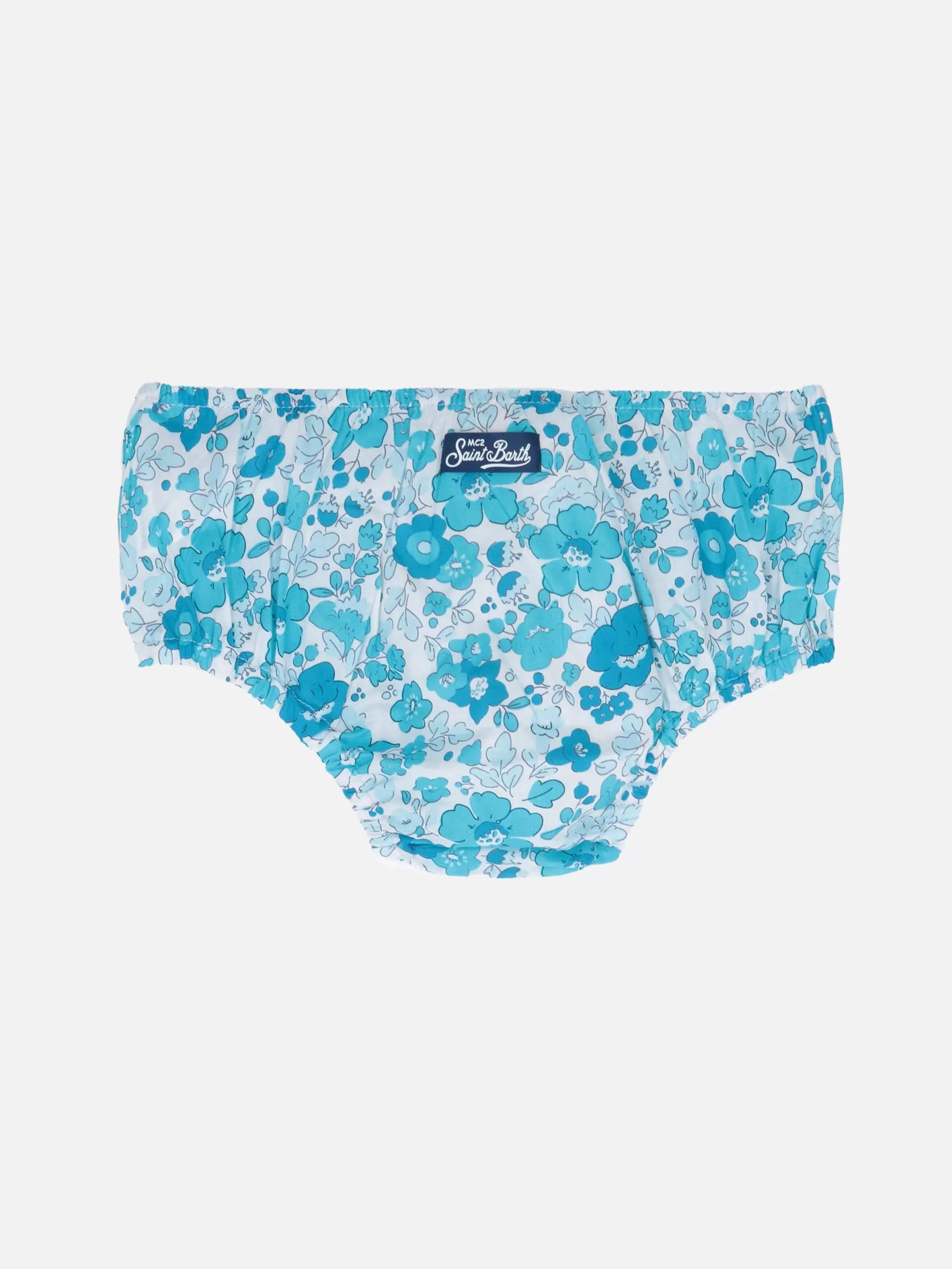 MC2 Saint Barth Infant bloomers Pimmy with flower print Cheap