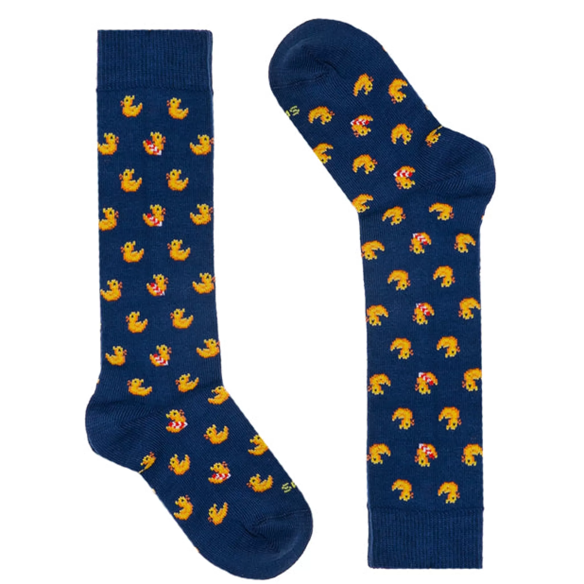 MC2 Saint Barth Kid long socks with ducky print Flash Sale