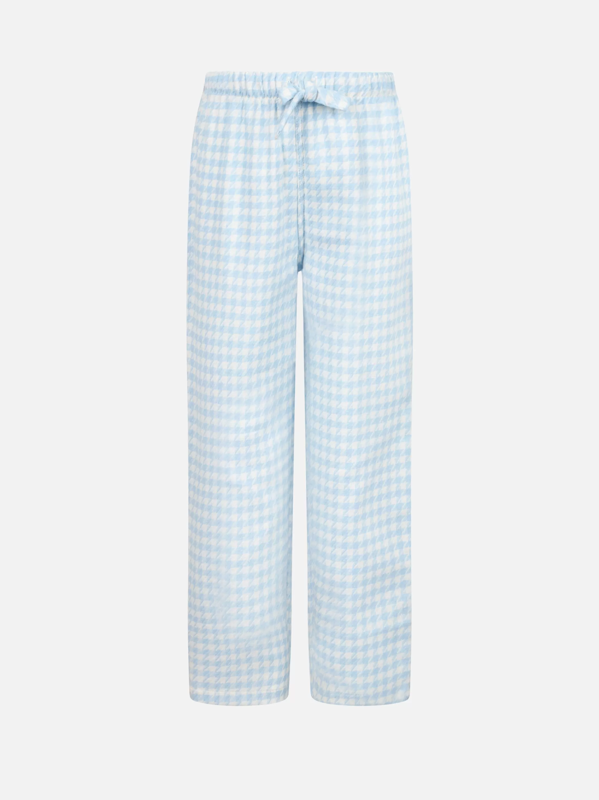 MC2 Saint Barth Kid pajama pants with pied de poule print Flash Sale