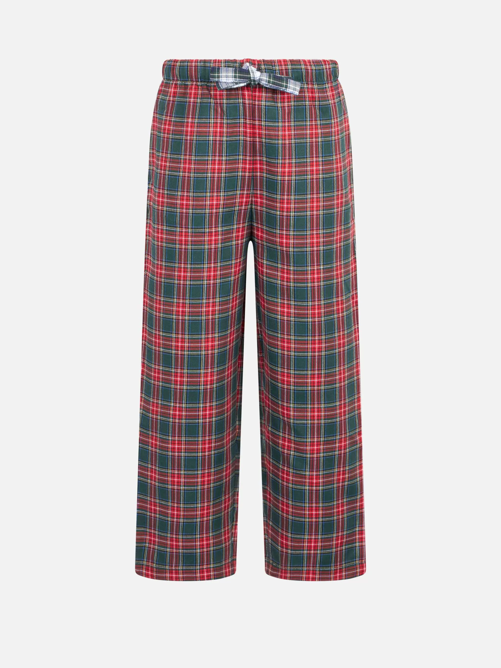 MC2 Saint Barth Kid pajama pants with tartan print New