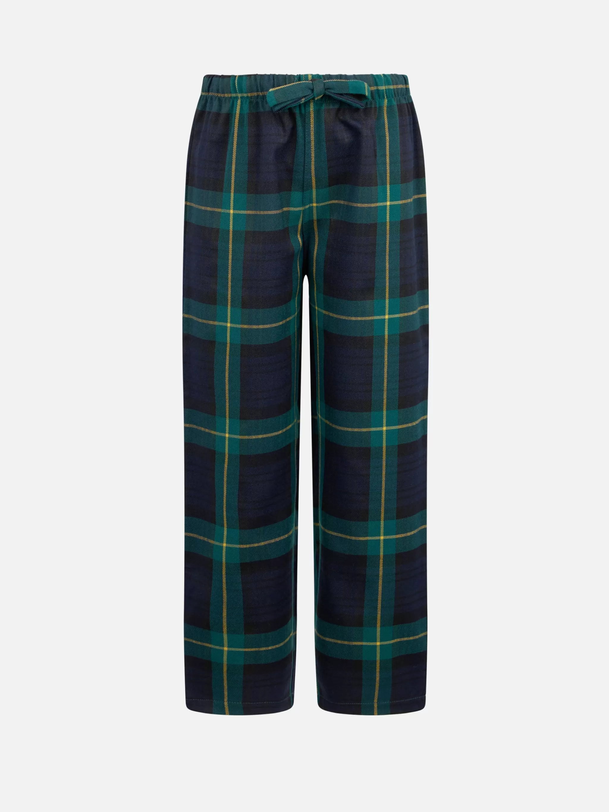 MC2 Saint Barth Kid pajama pants with tartan print Outlet