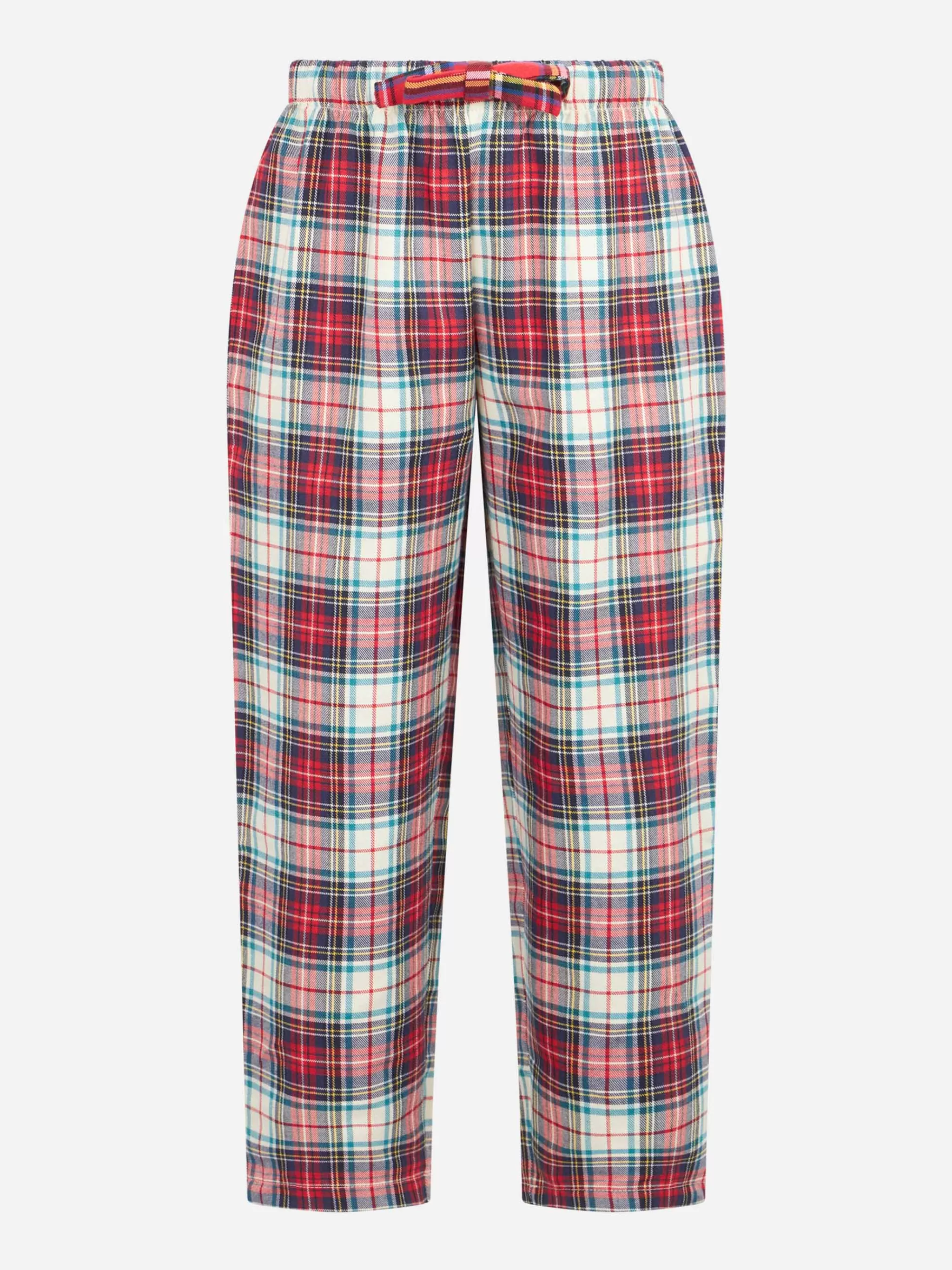 MC2 Saint Barth Kid pajama pants with tartan print Clearance