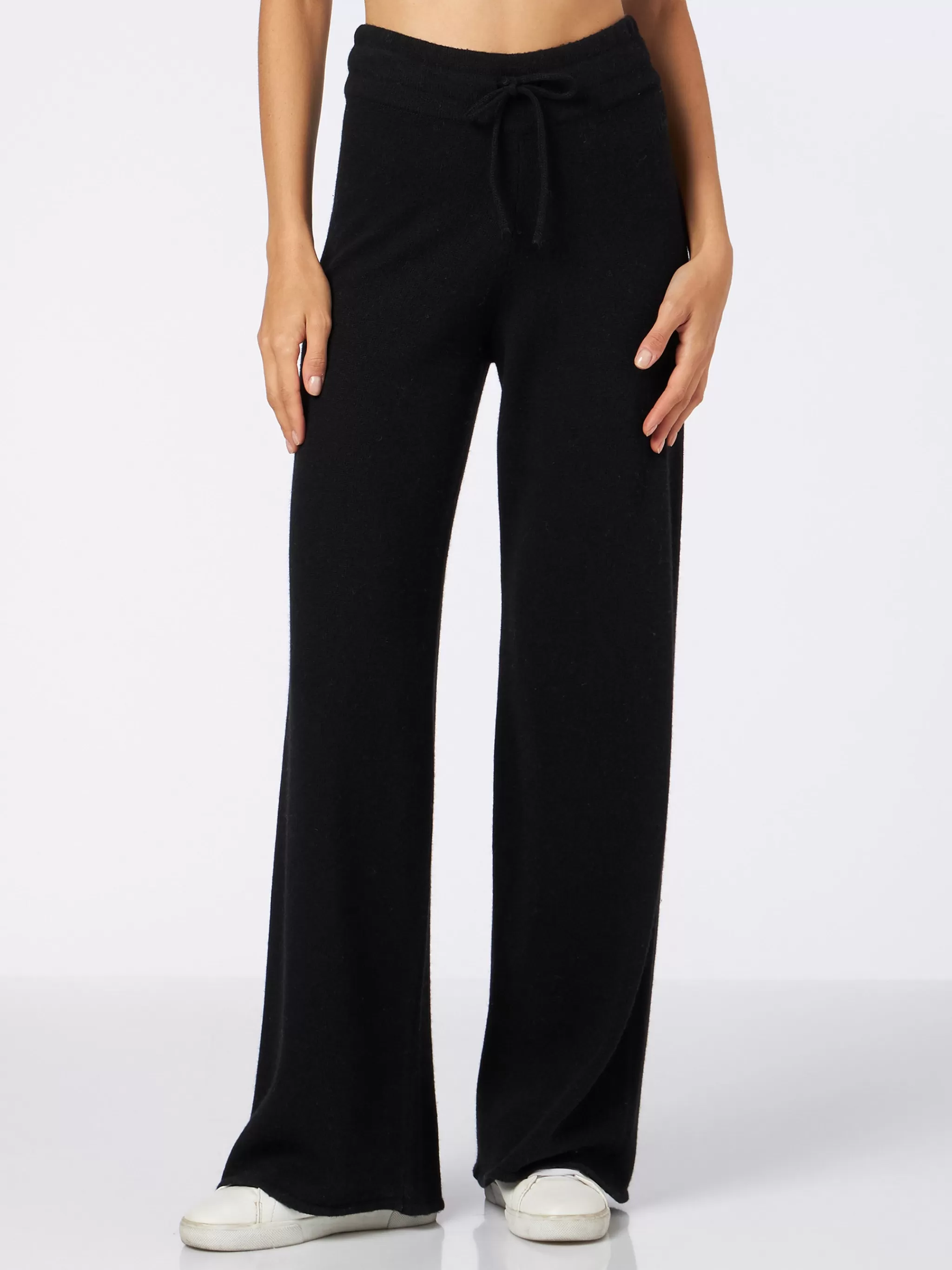 MC2 Saint Barth Knitted black palazzo pants Sale