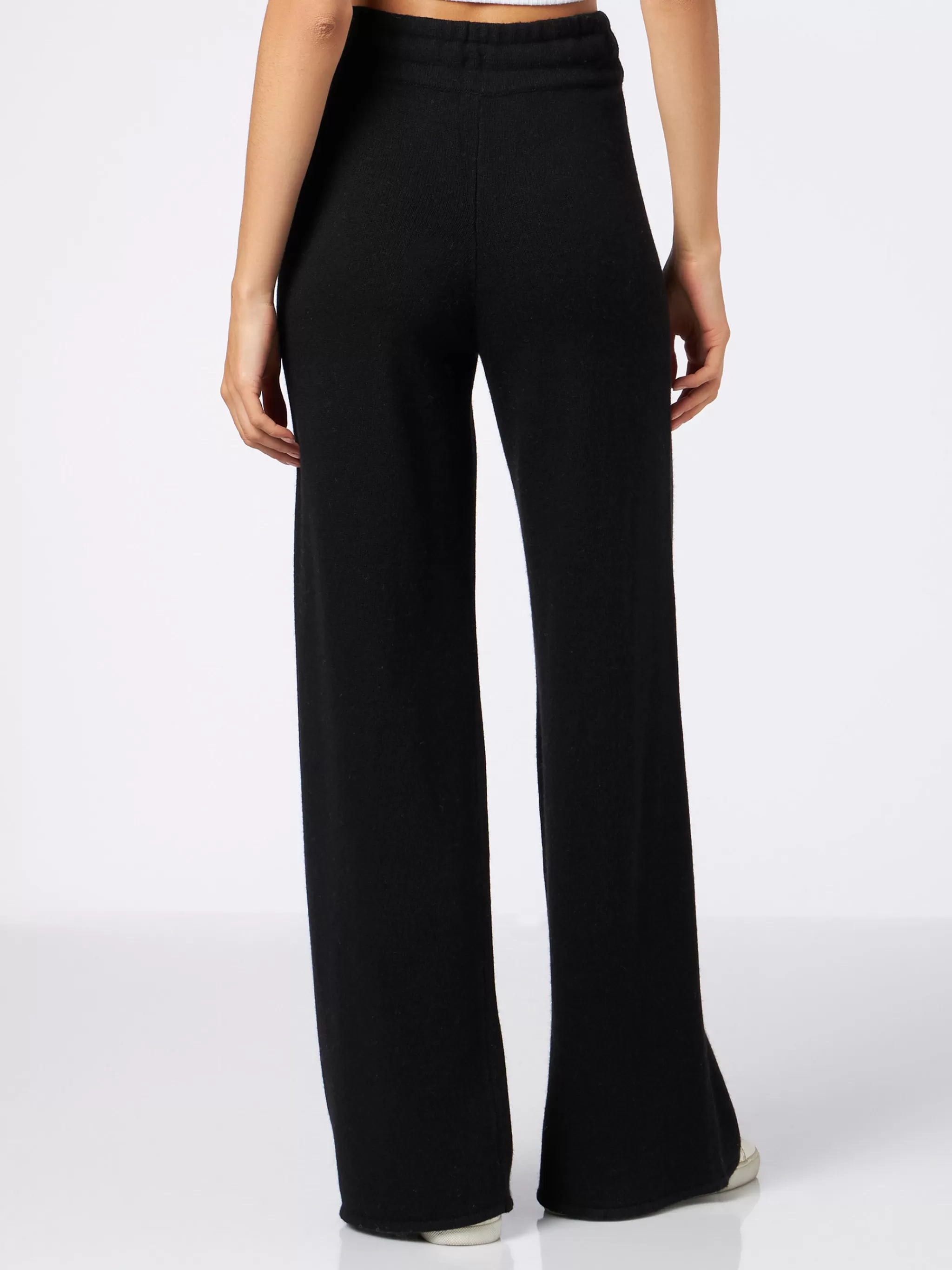 MC2 Saint Barth Knitted black palazzo pants Sale