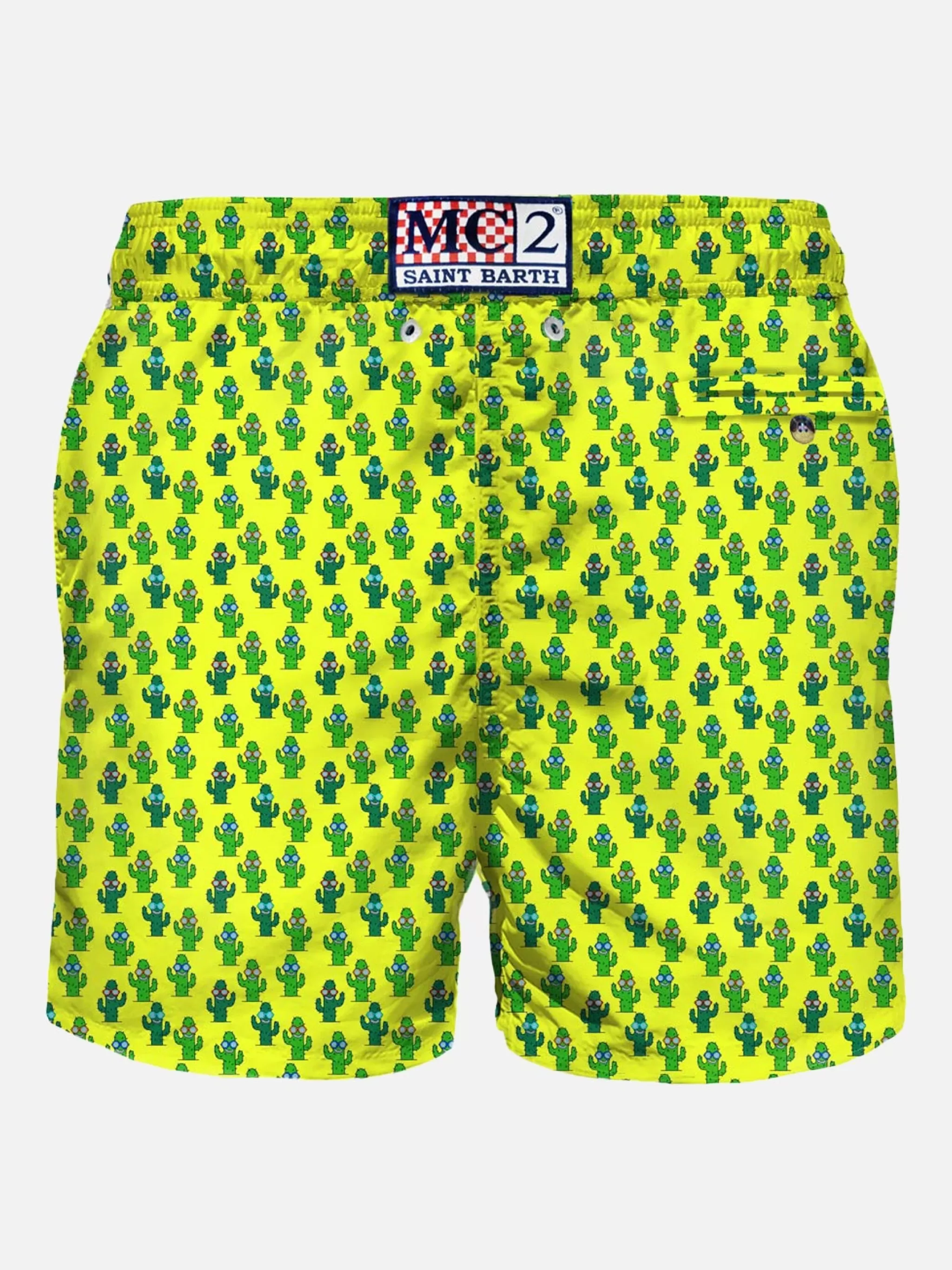 MC2 Saint Barth Light fabric man swim shorts cactus print Clearance