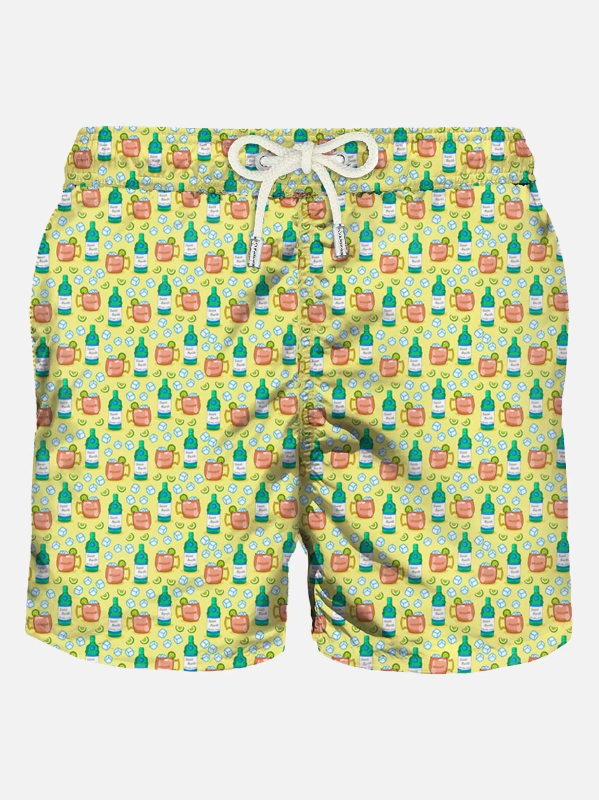 MC2 Saint Barth Light fabric man swim shorts cocktail print Outlet