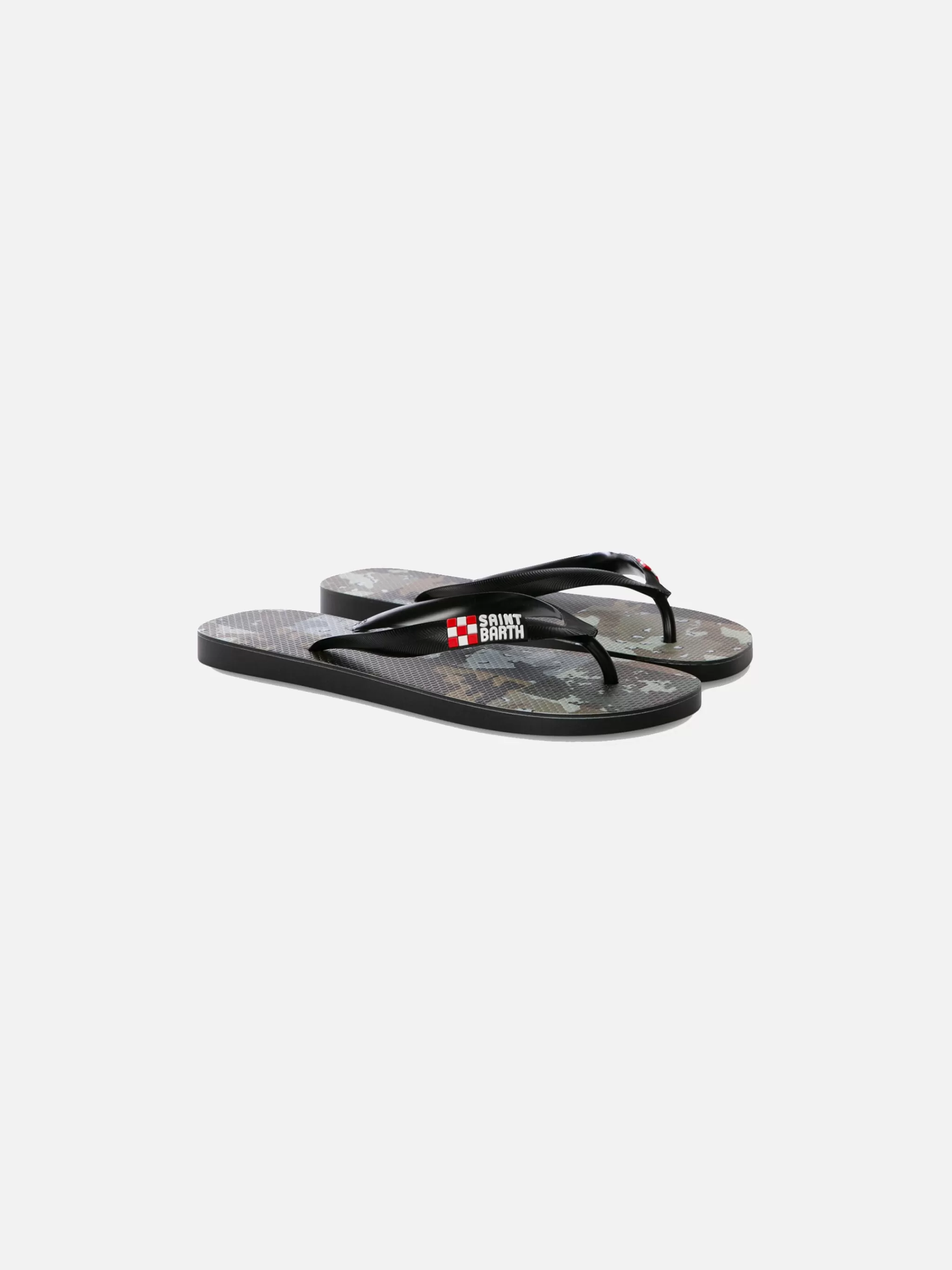 MC2 Saint Barth Man flip flops with camouflage patch Sale