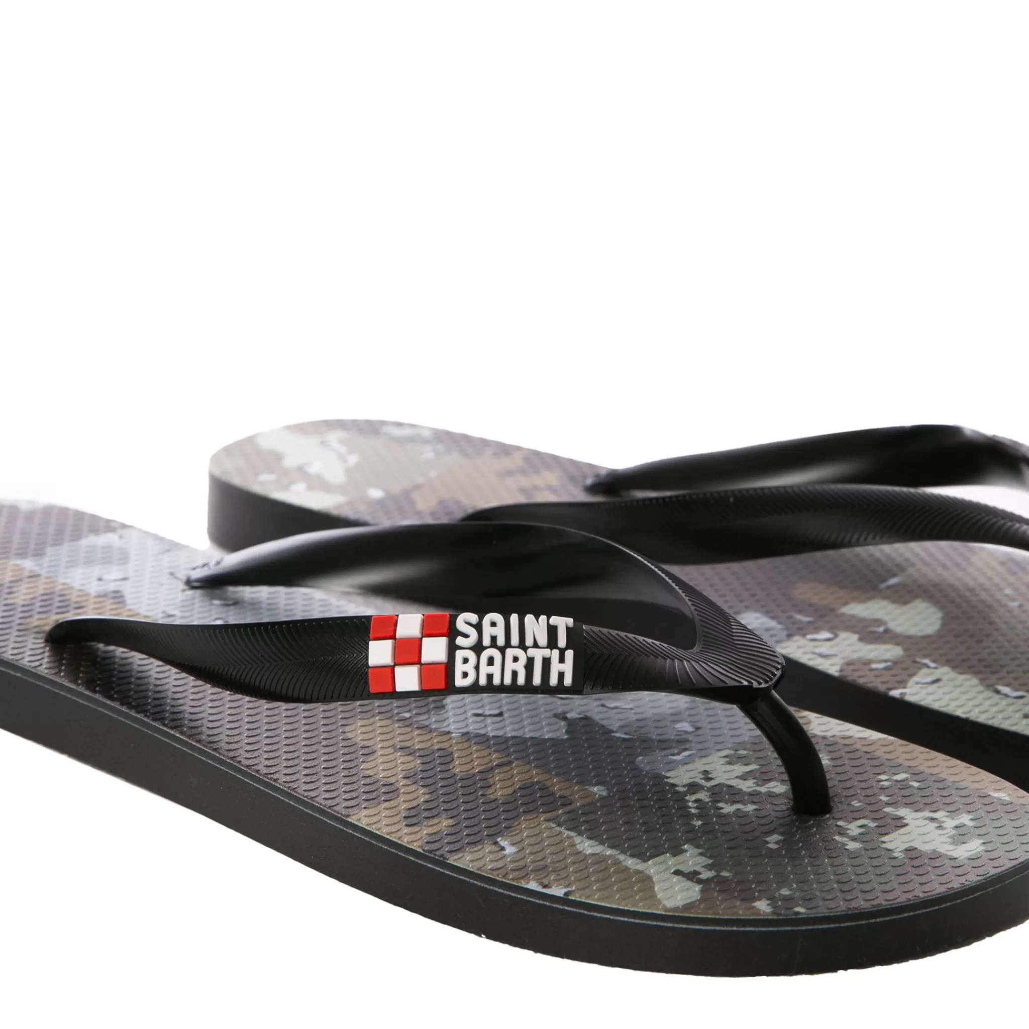 MC2 Saint Barth Man flip flops with camouflage patch Sale