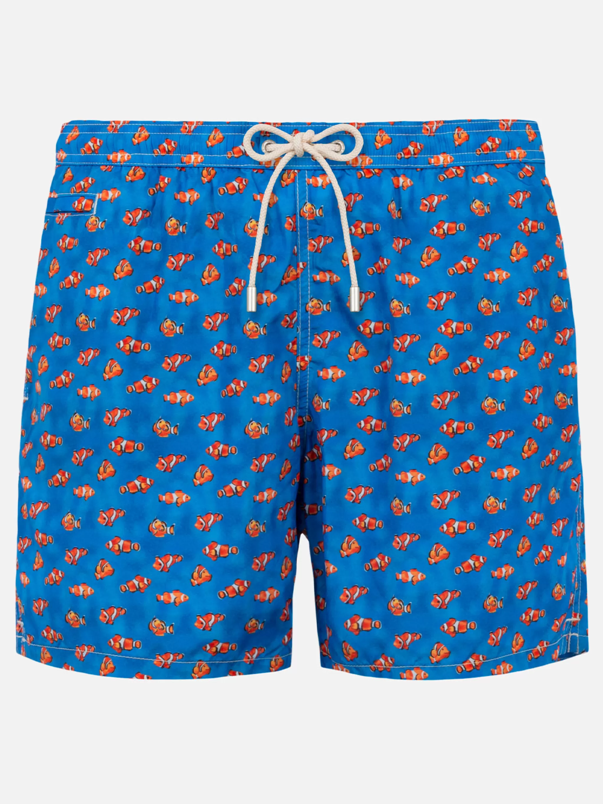 MC2 Saint Barth Man light fabric swim shorts with clownfish print Flash Sale