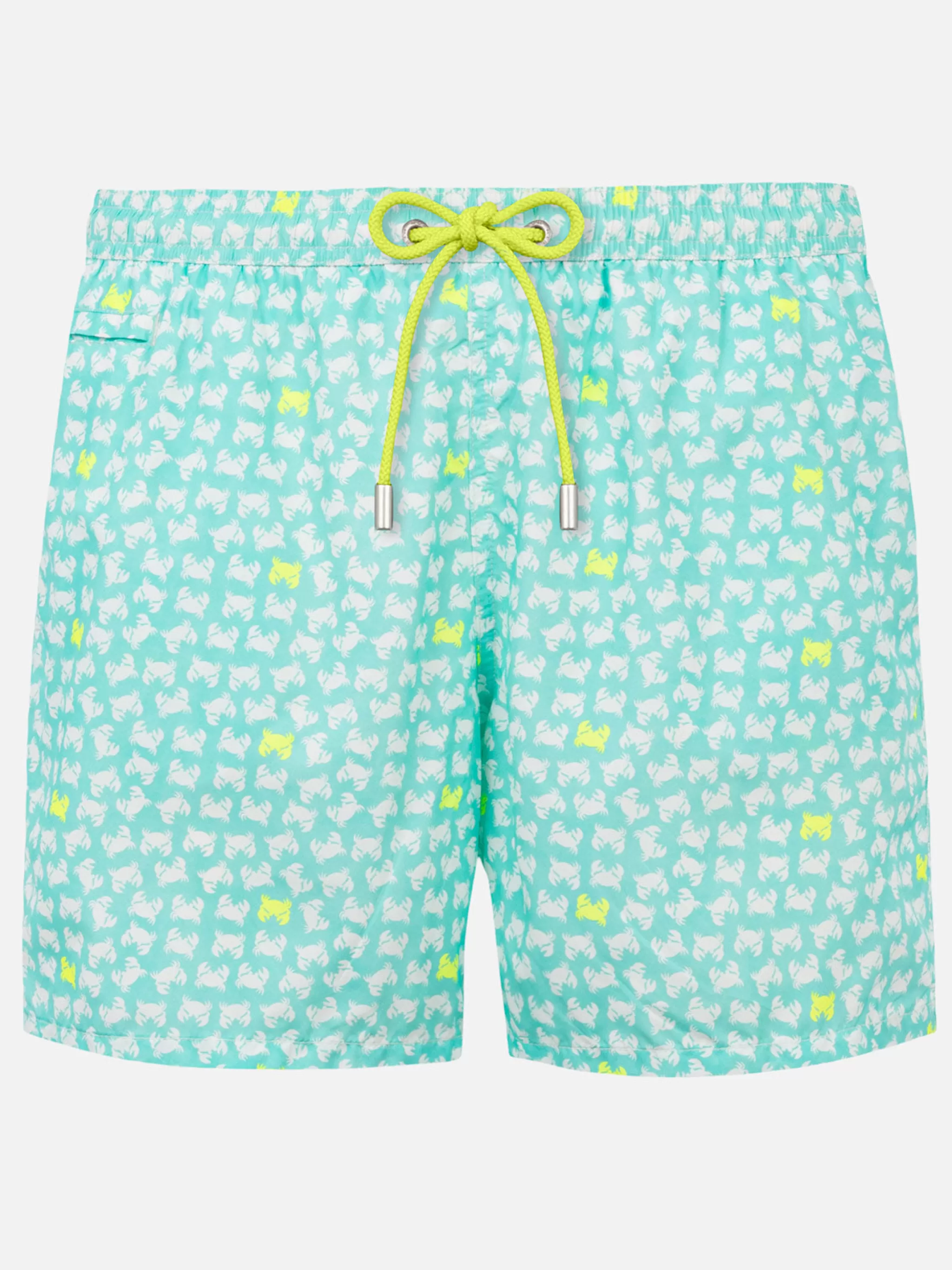 MC2 Saint Barth Man light fabric swim shorts with crabs print Best