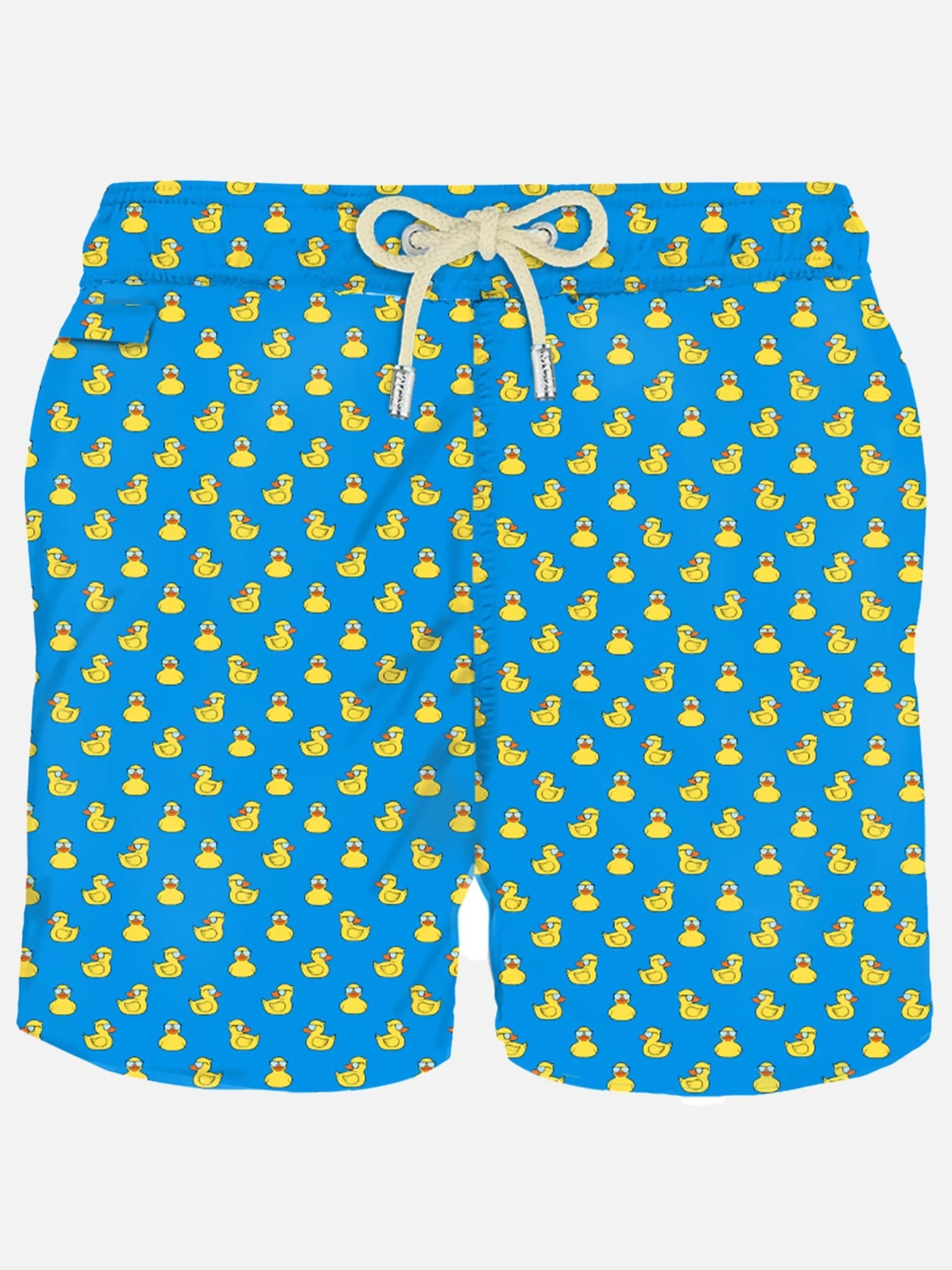 MC2 Saint Barth Man light fabric swim shorts with ducky print Cheap