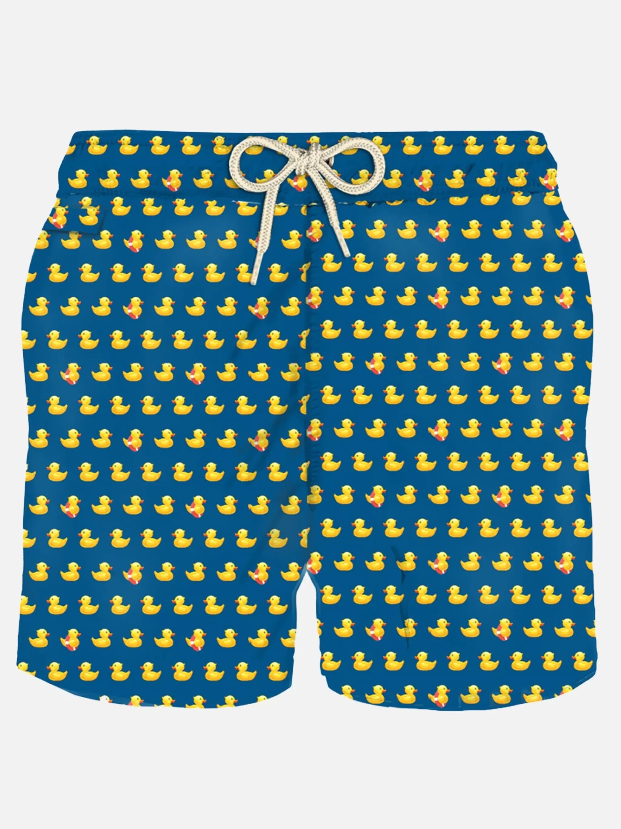 MC2 Saint Barth Man light fabric swim shorts with ducky print Clearance