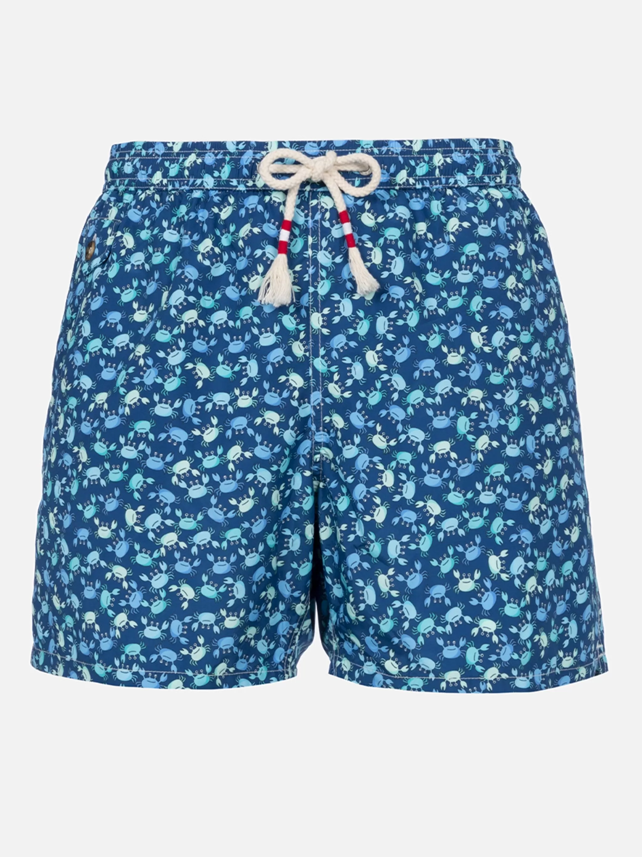 MC2 Saint Barth Man lightweight fabric swim-shorts Lighting 70 with crabs print Hot