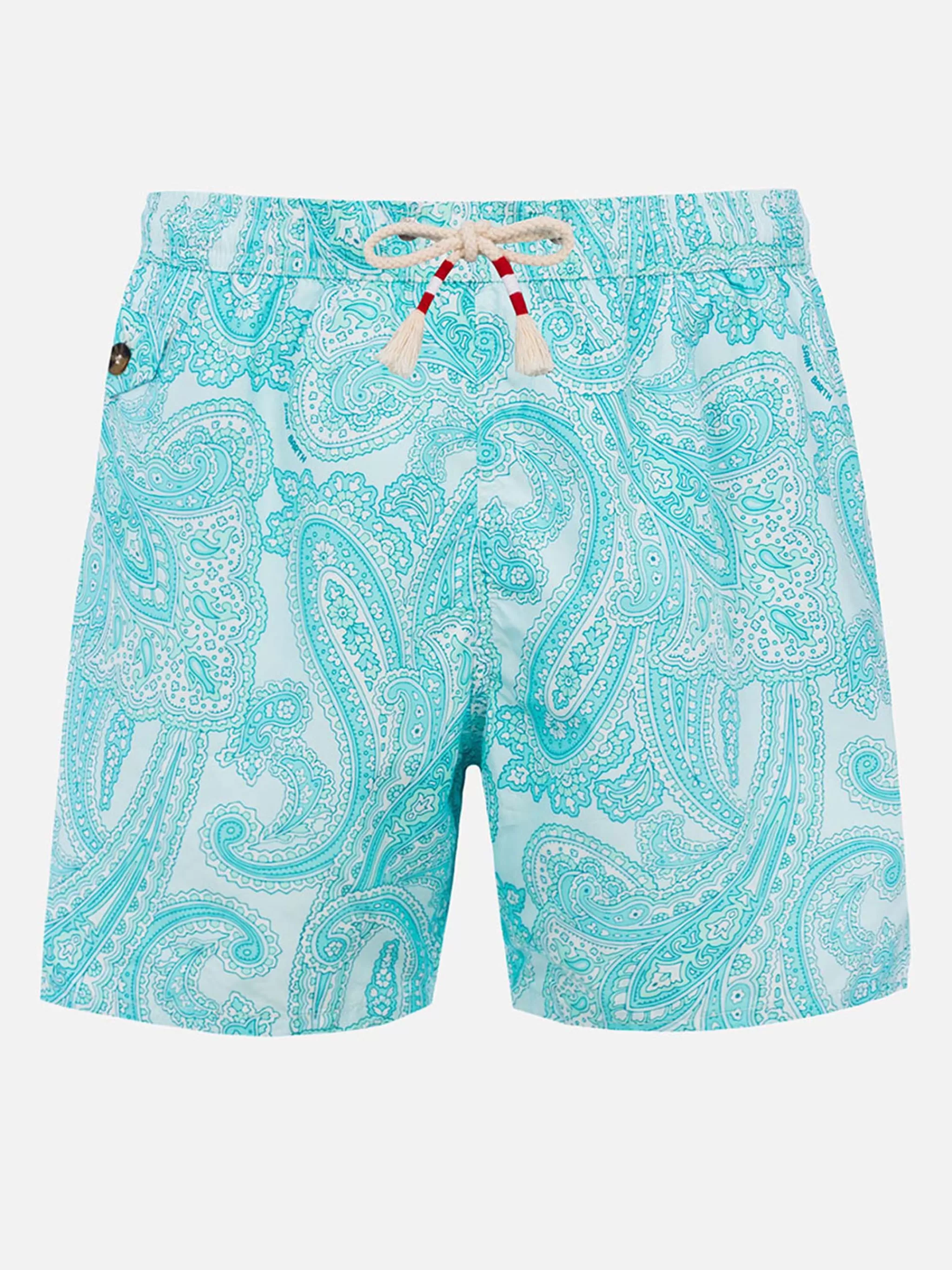 MC2 Saint Barth Man lightweight fabric swim-shorts Lighting 70 with paisley print Online