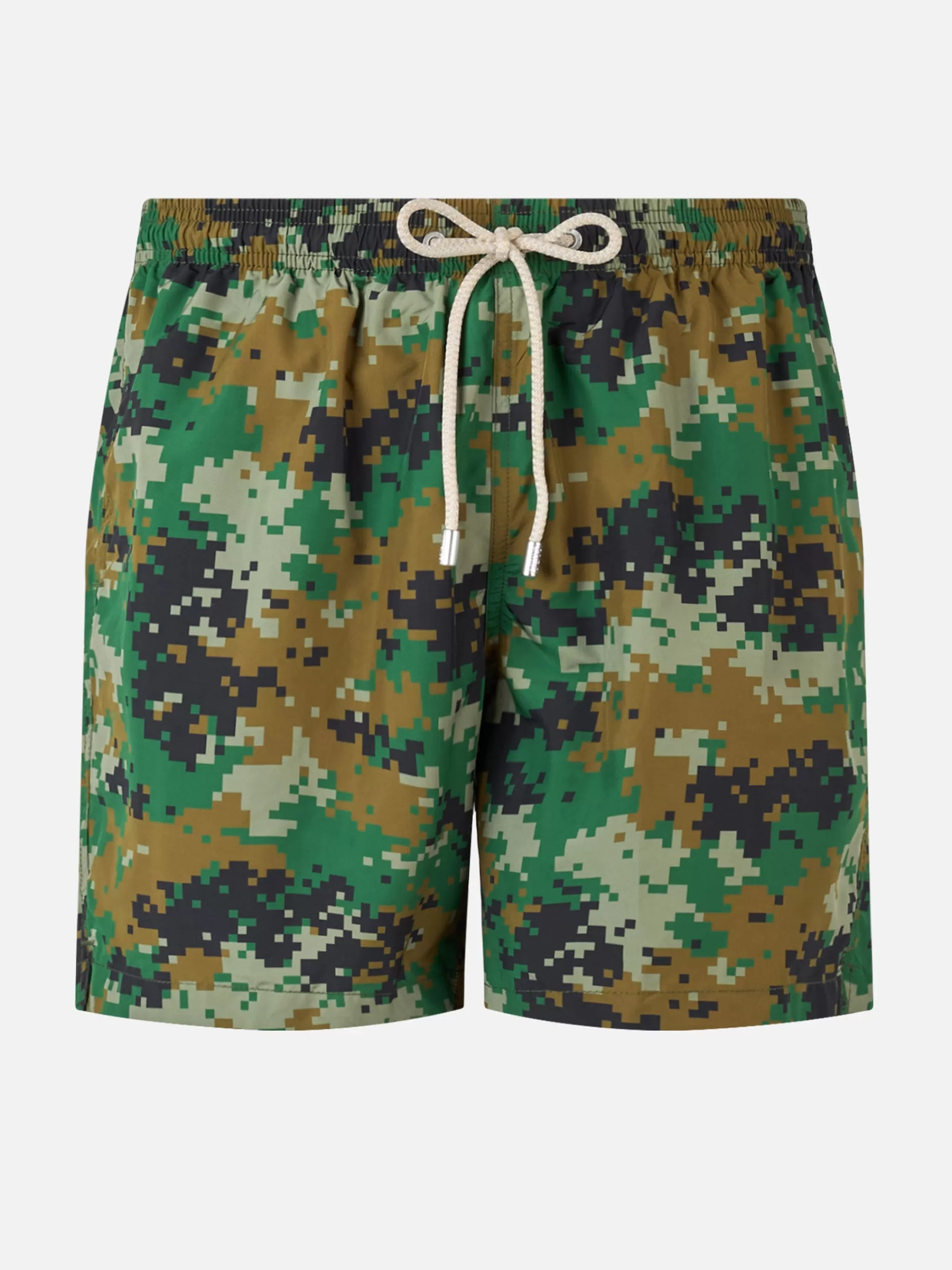 MC2 Saint Barth Man lightweight fabric swim-shorts Lighting with camouflage print Cheap