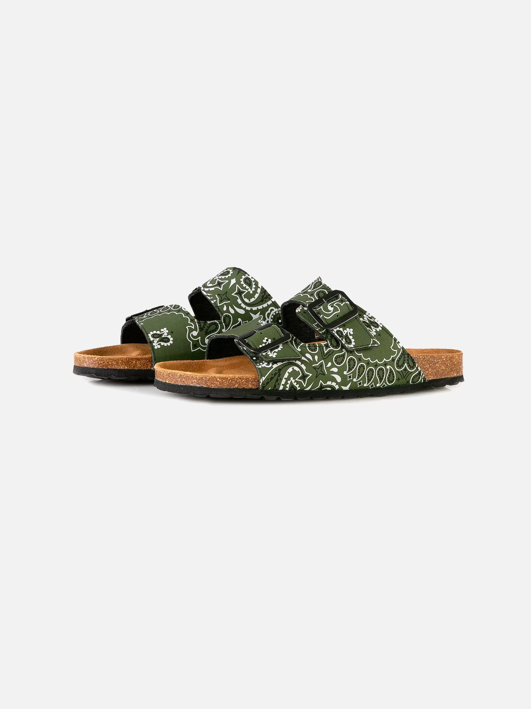 MC2 Saint Barth Man sandals with bandanna print Online