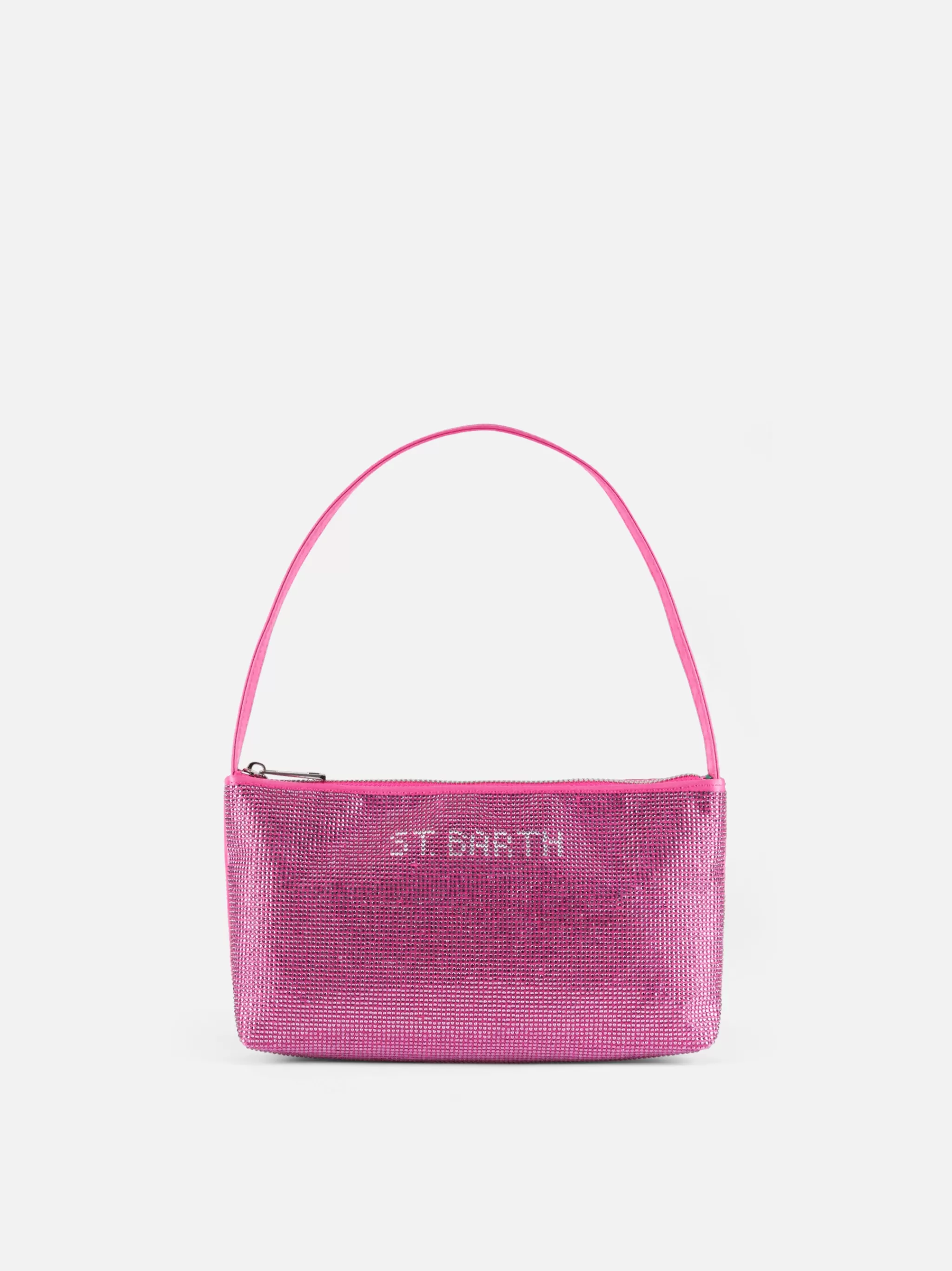 MC2 Saint Barth Mini bag with fuchsia rhinestones Best