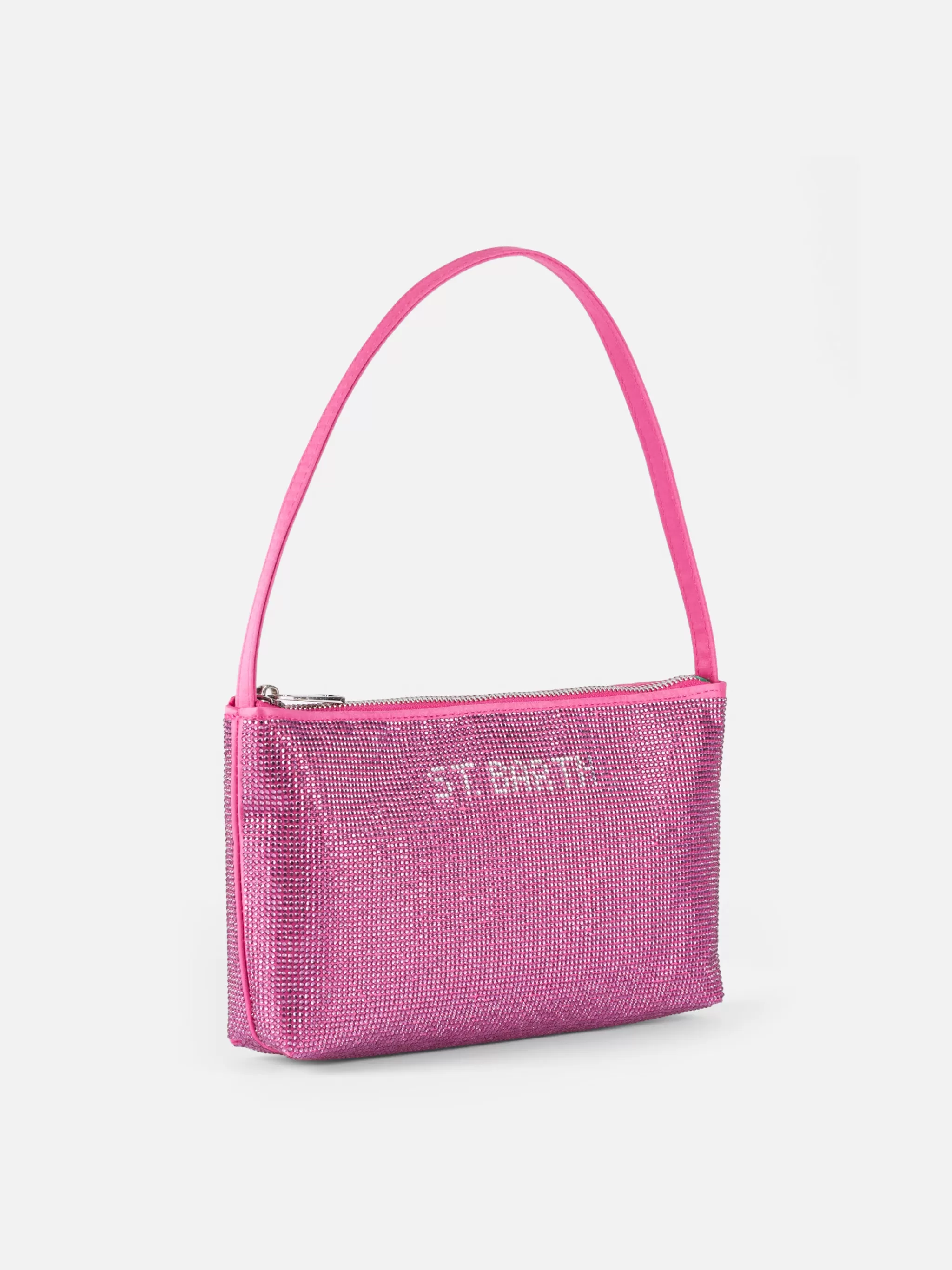 MC2 Saint Barth Mini bag with fuchsia rhinestones Best